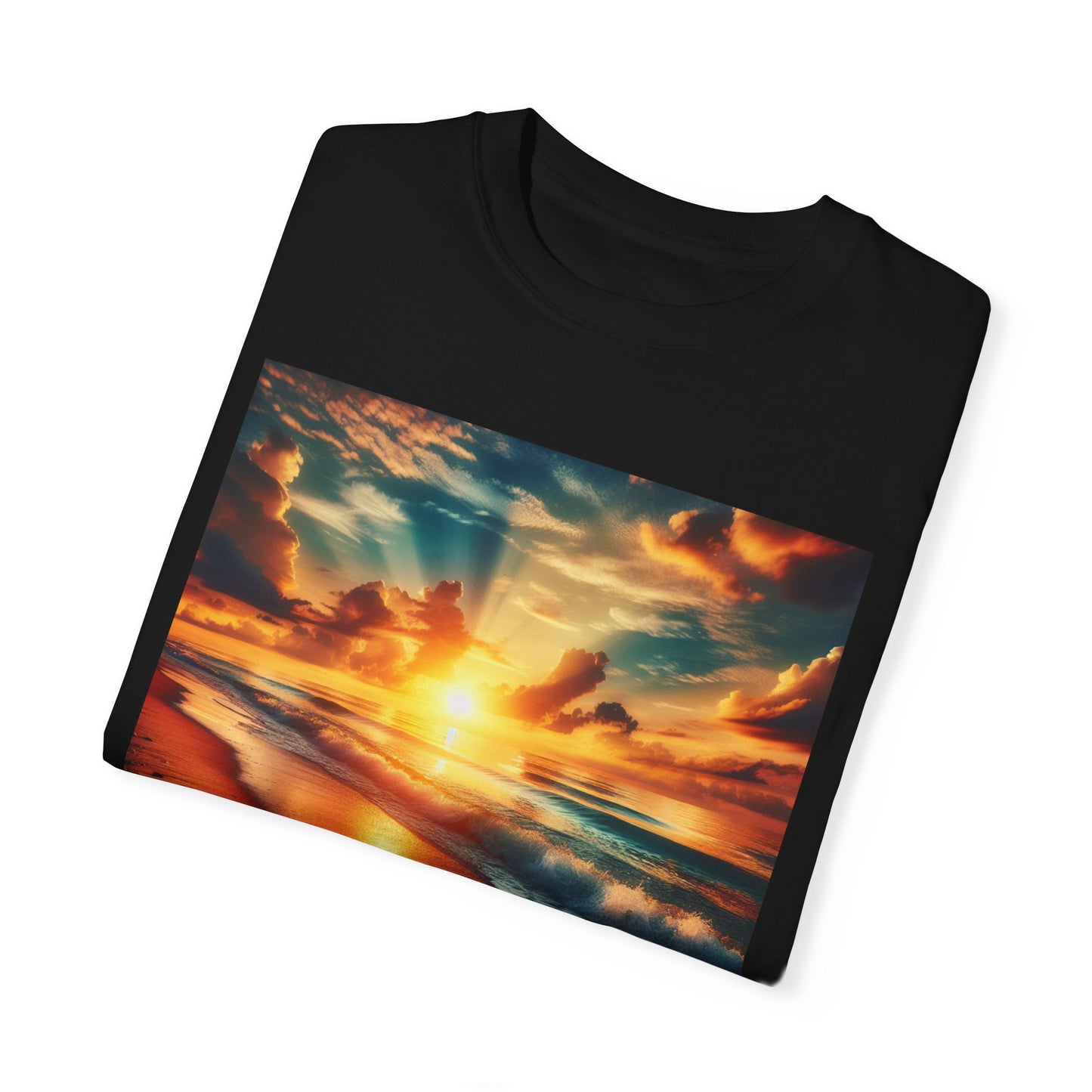 Sunrise at the beach, Unisex T-shirt - Original Prints Co