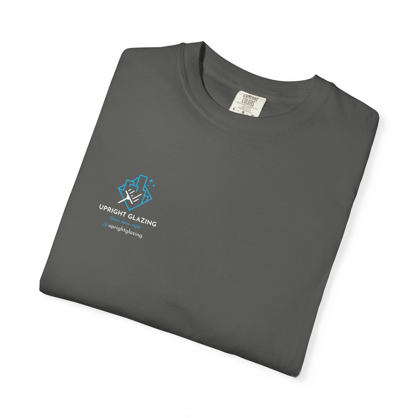 Custom Business T-shirt for Upright Glazing, Unique Gift, Casual Wear, Branded Merchandise, Unisex Apparel