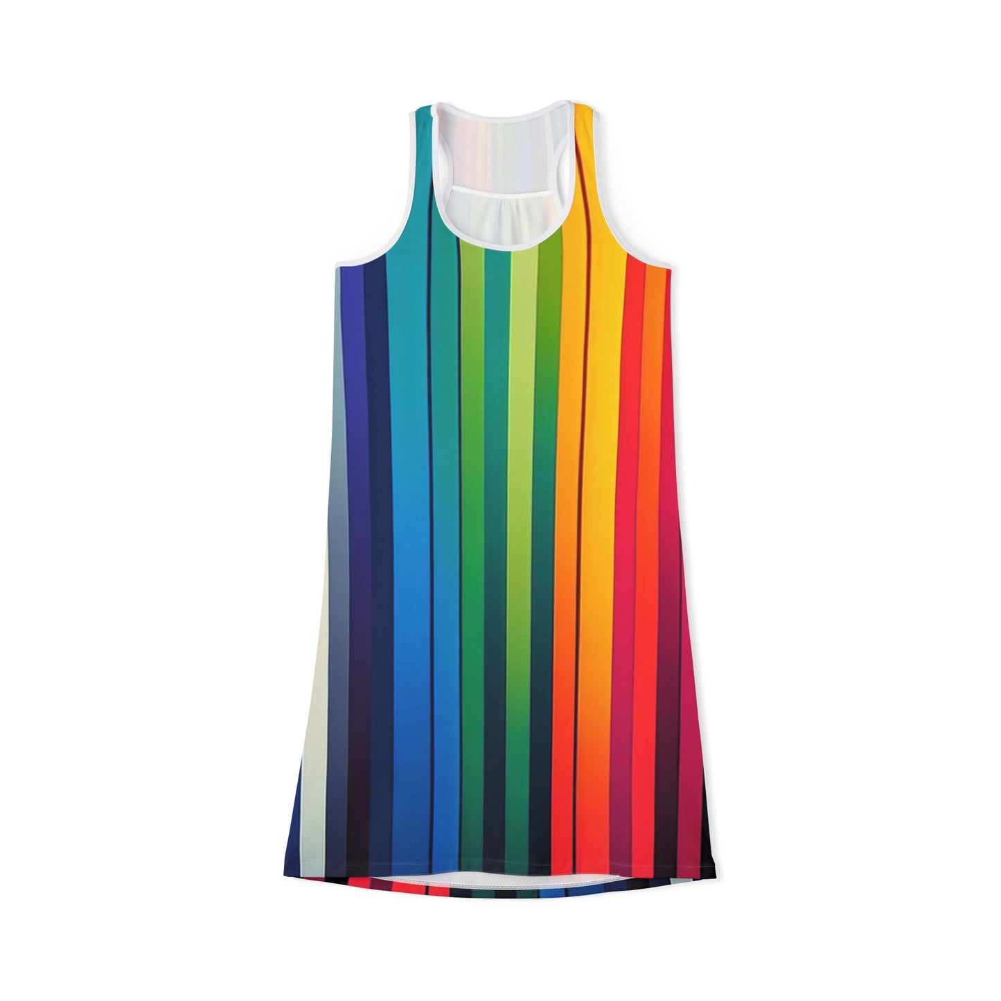 Women's Racerback Dress, Stripes - Original Prints Co