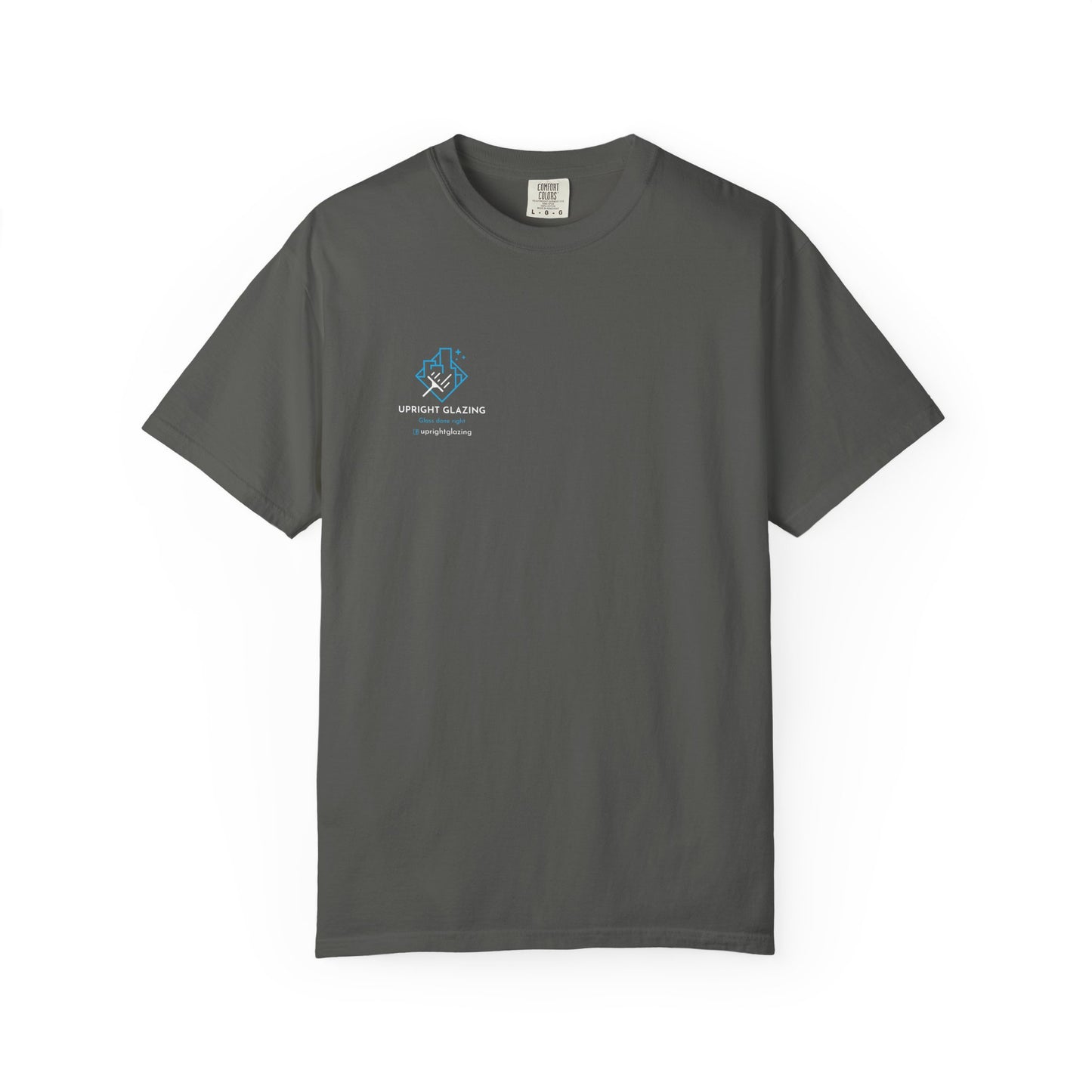 Custom Business T-shirt for Upright Glazing, Unique Gift, Casual Wear, Branded Merchandise, Unisex Apparel