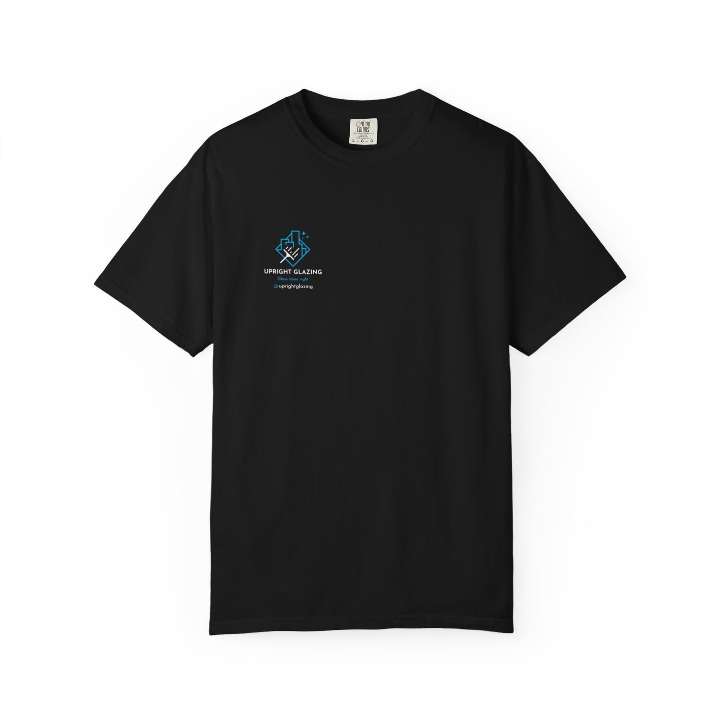 Custom Business T-shirt for Upright Glazing, Unique Gift, Casual Wear, Branded Merchandise, Unisex Apparel