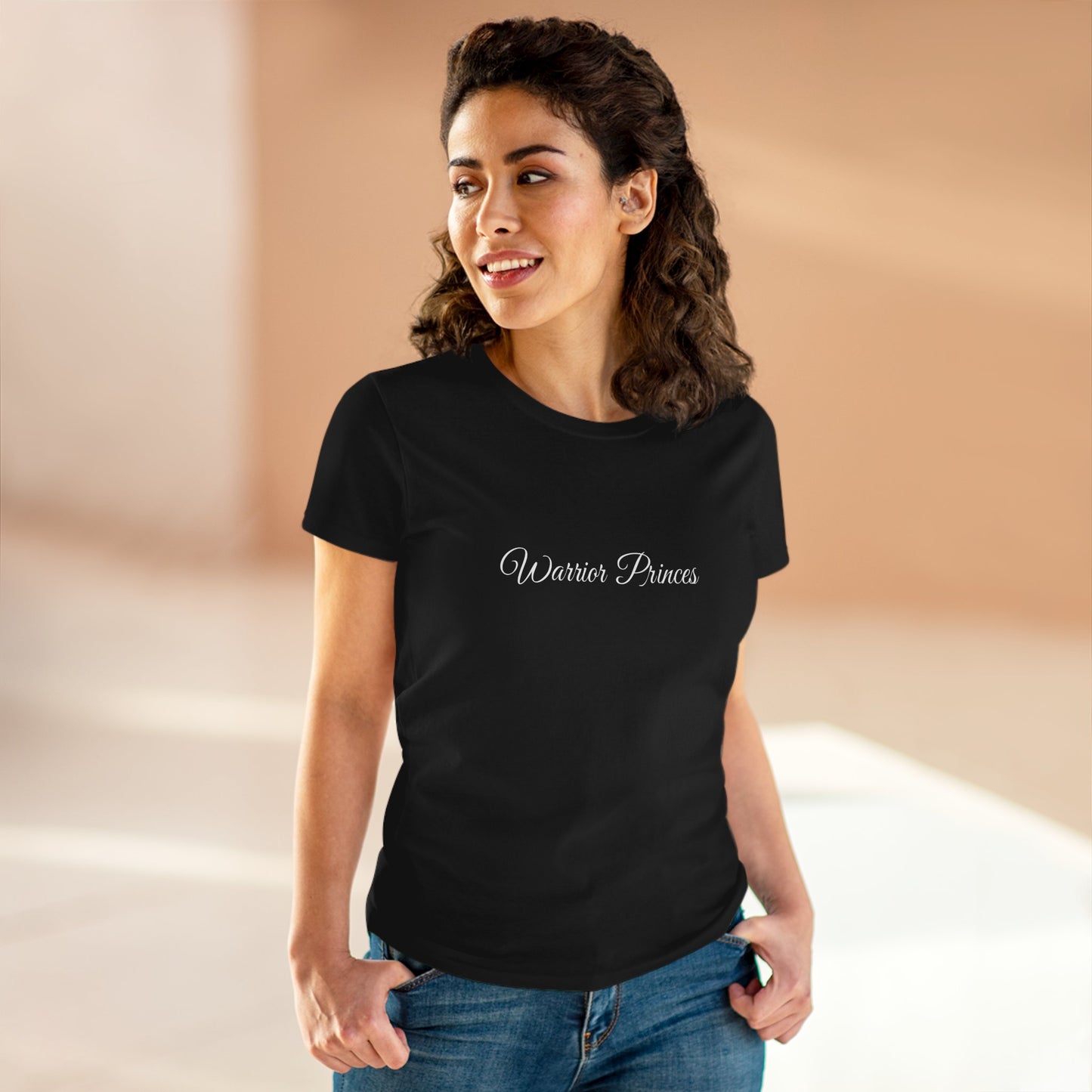Warrior Princes, Women's Mid-weight Cotton Tee - Original Prints Co