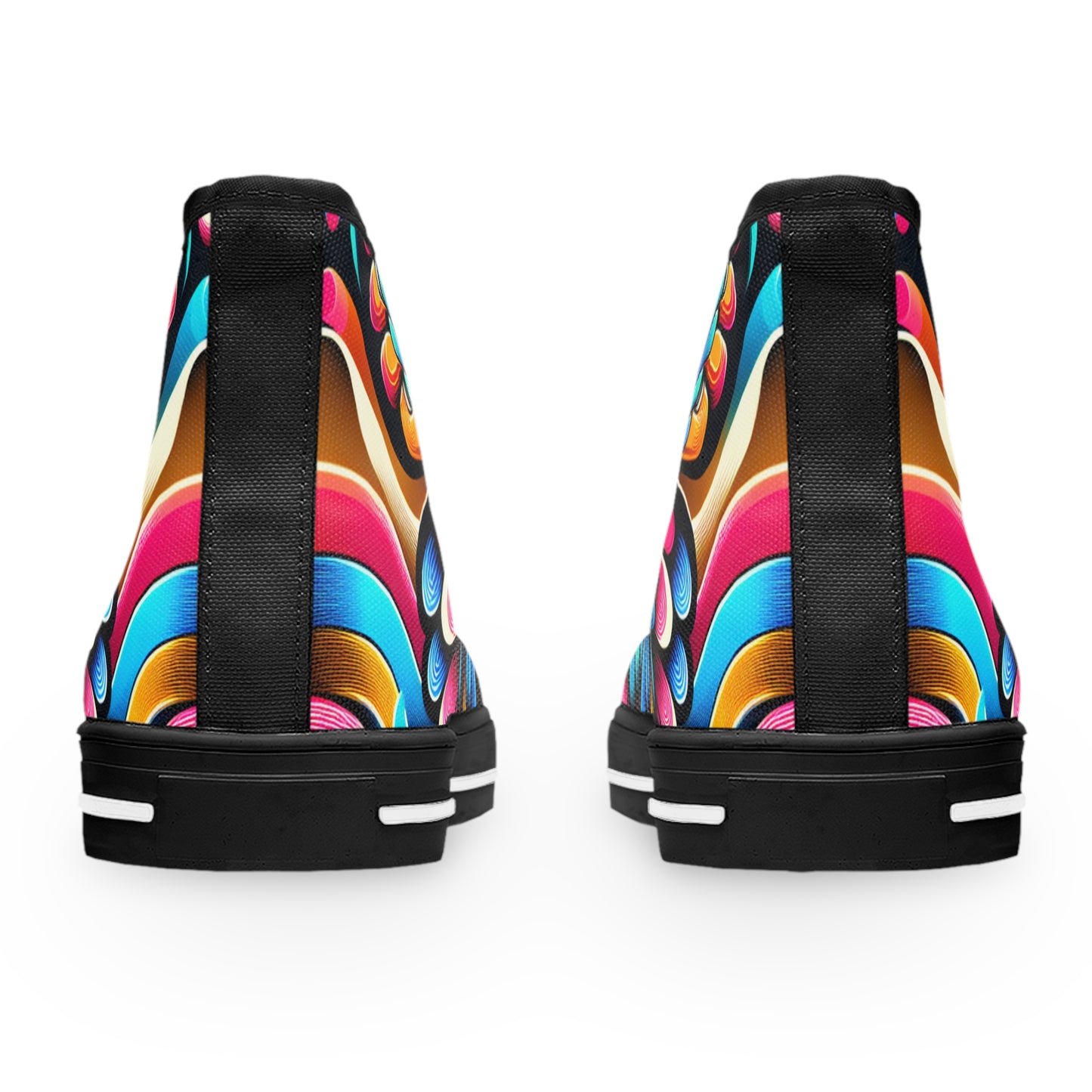 Colorful Butterfly High Top Sneakers for Women - Original Prints Co