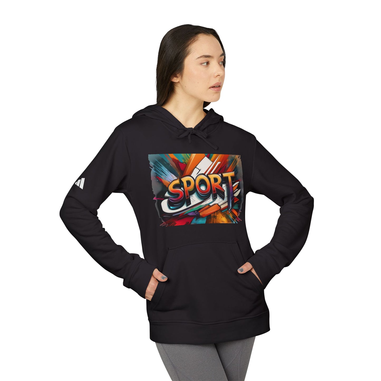 Sport Graffiti - Adidas Fleece Hoodie - Original Prints Co