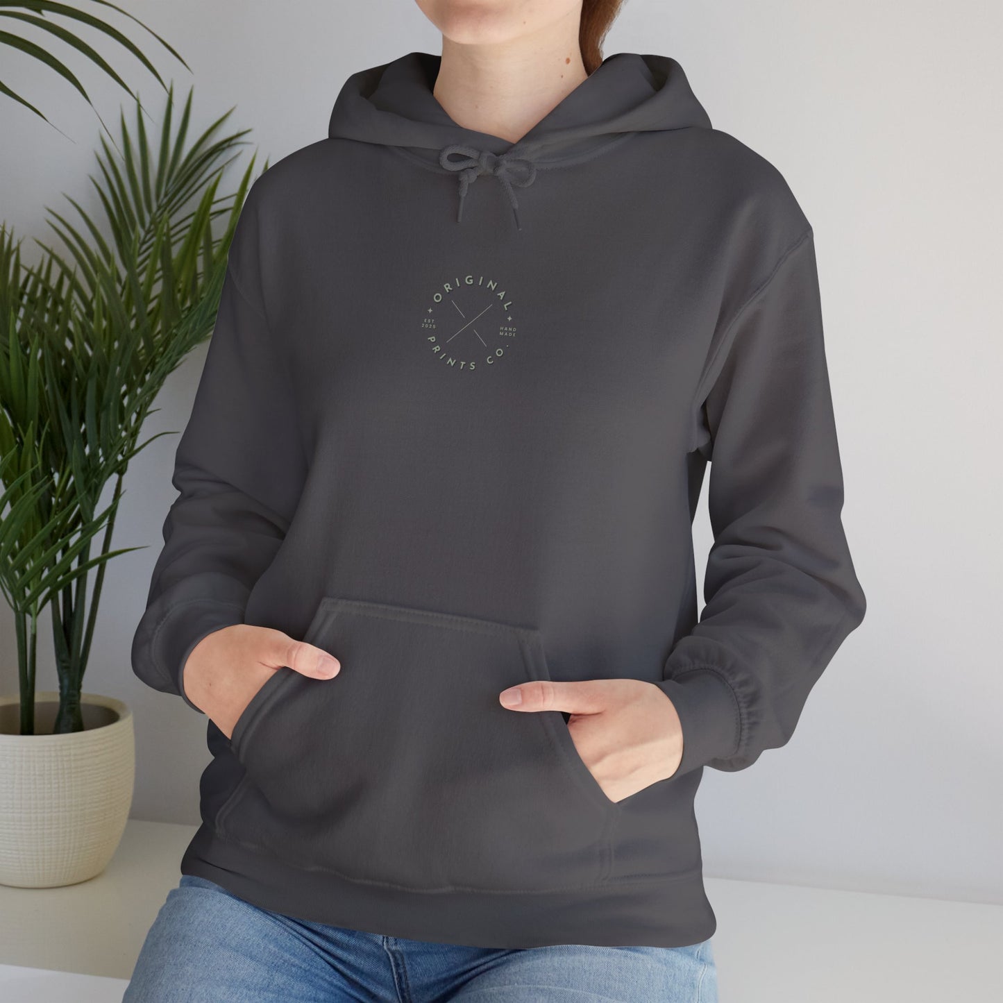 Original Prints Co Logo, Unisex Heavy Blend™ Hooded Sweatshirt