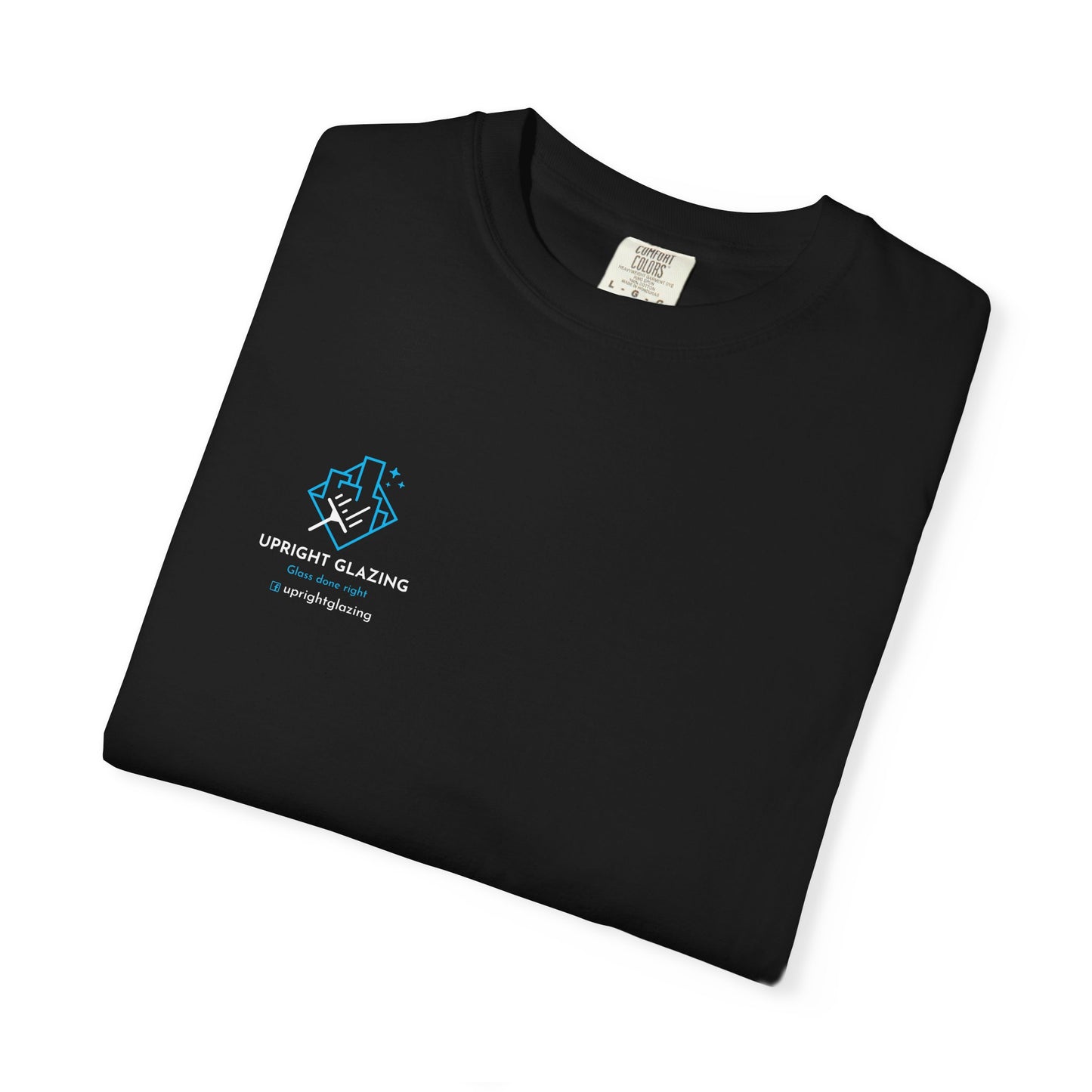 Custom Business T-shirt for Upright Glazing, Unique Gift, Casual Wear, Branded Merchandise, Unisex Apparel