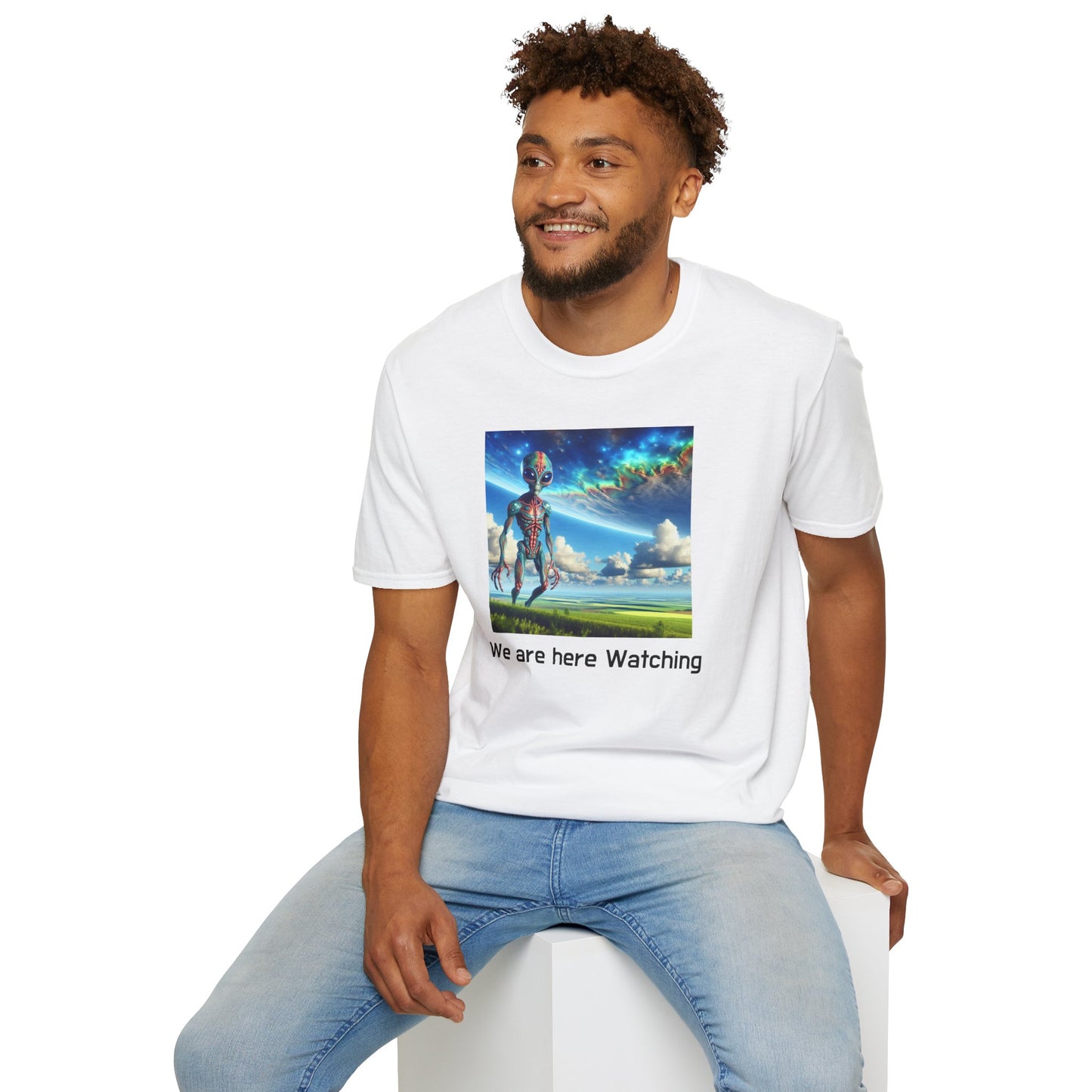 We are here Watching, Unisex T-Shirt