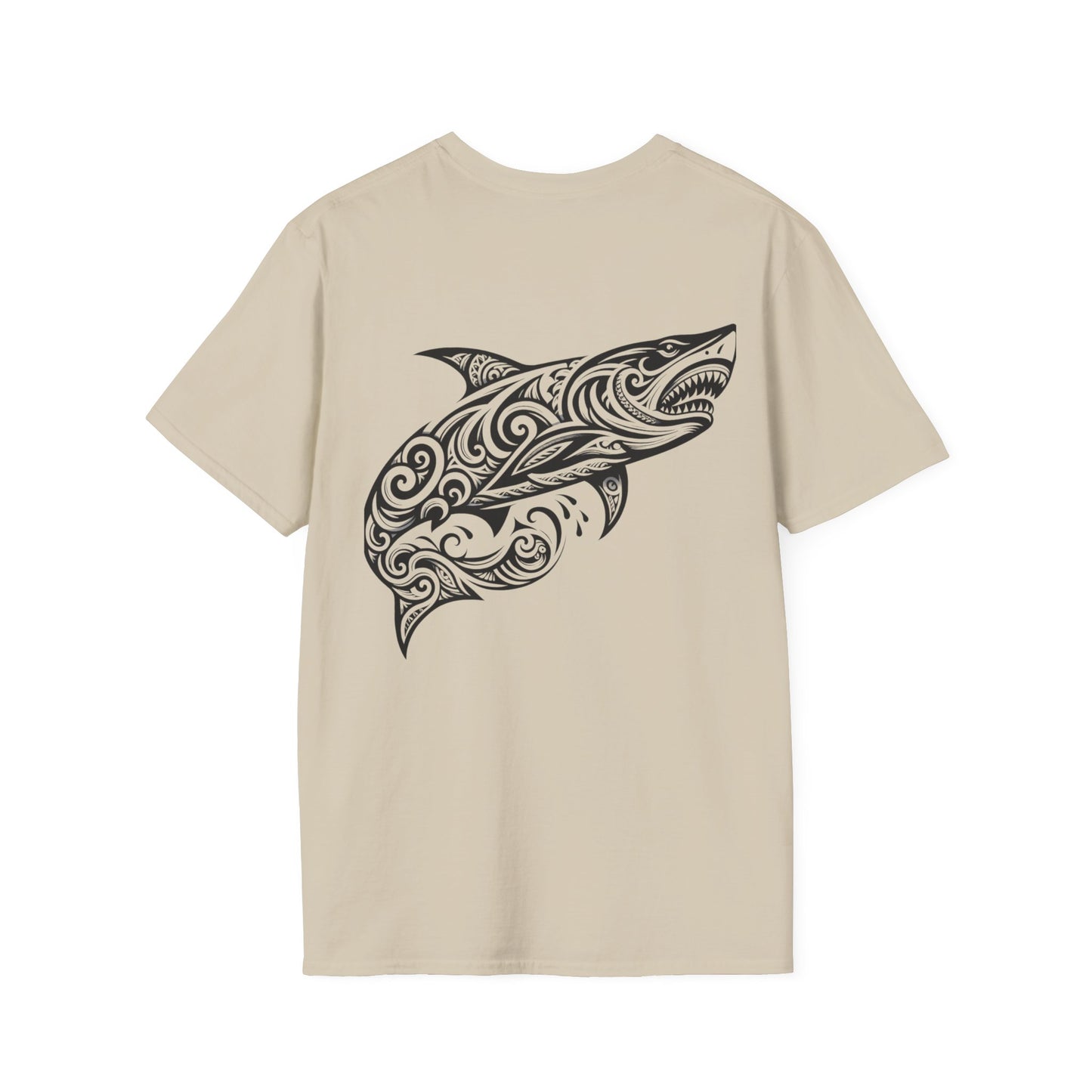 Unisex Shark Design Softstyle T-Shirt