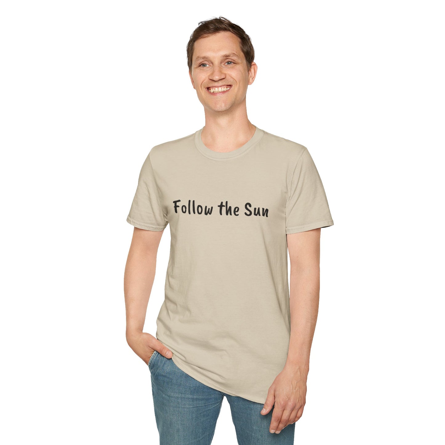 T-Shirt, Unisex Softstyle - Follow the Sun