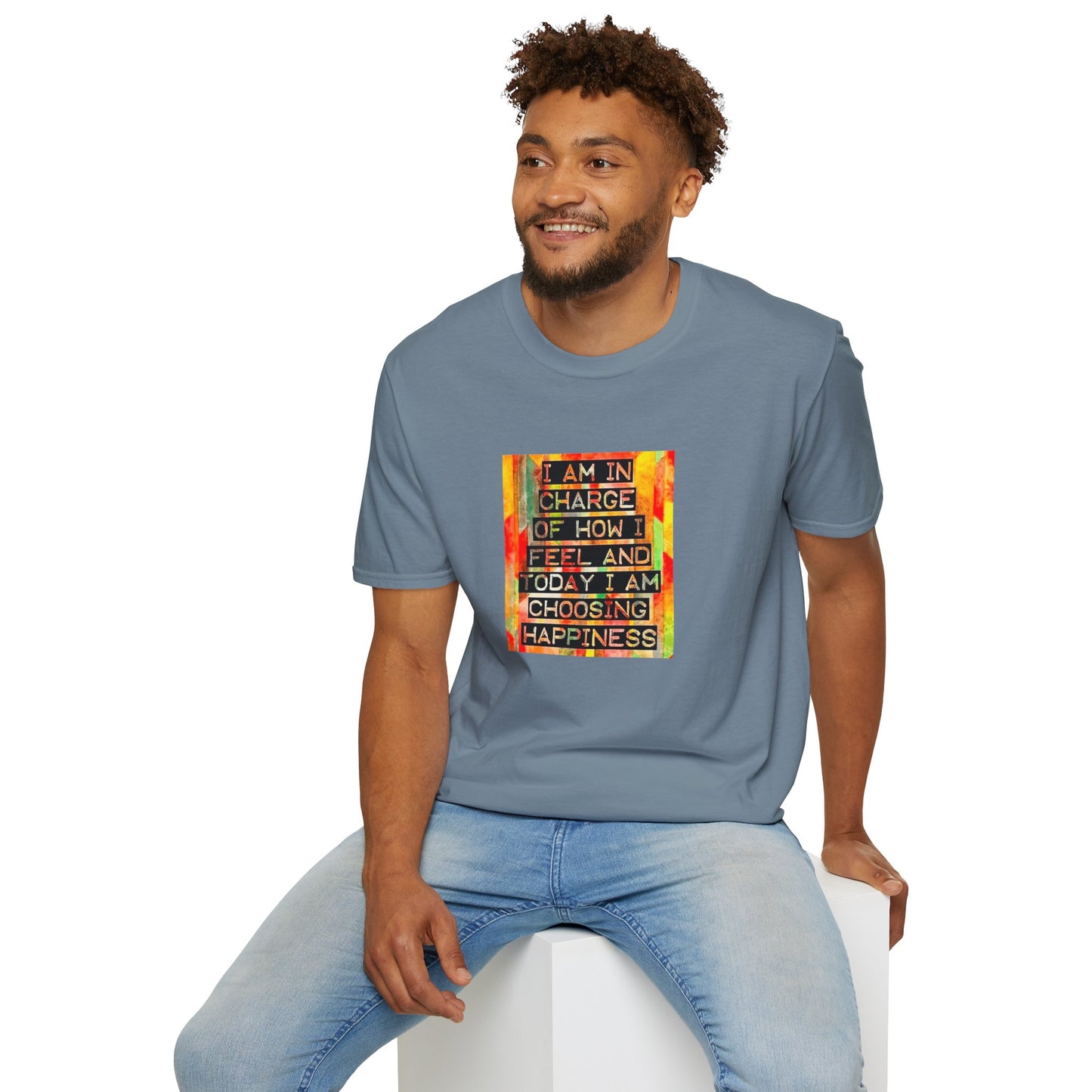 Today I Choose Happiness, Unisex Soft style T-Shirt