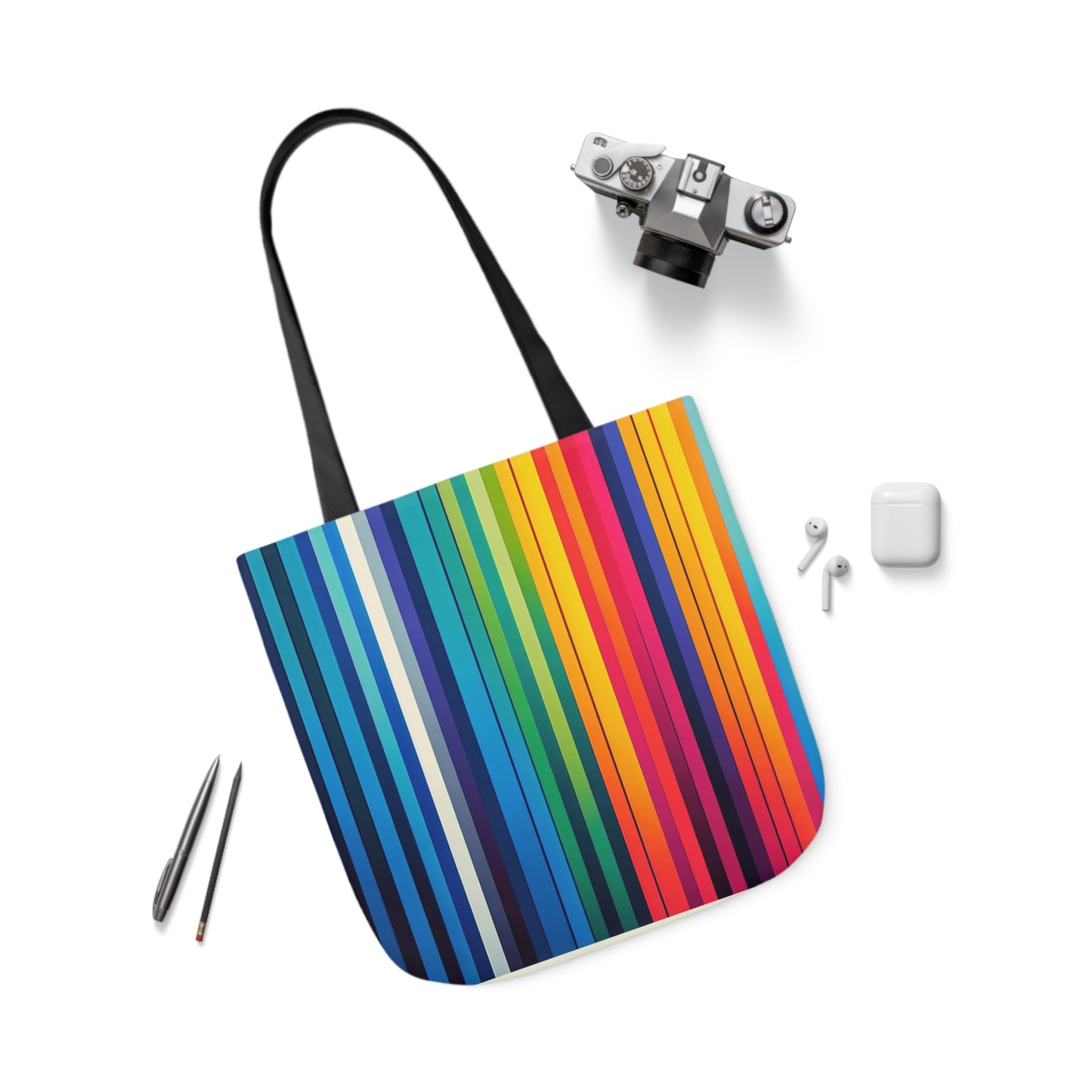 Stripes, Canvas Tote Bag