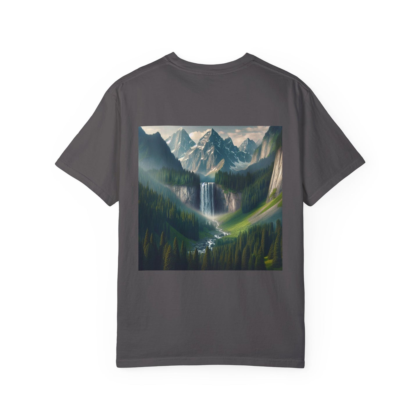 Hiking, Waterfall, Unisex T-shirt