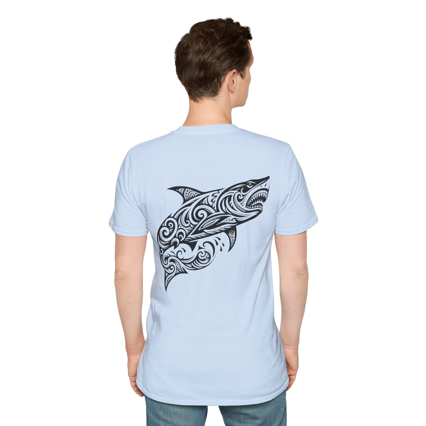 Unisex Shark Design Softstyle T-Shirt