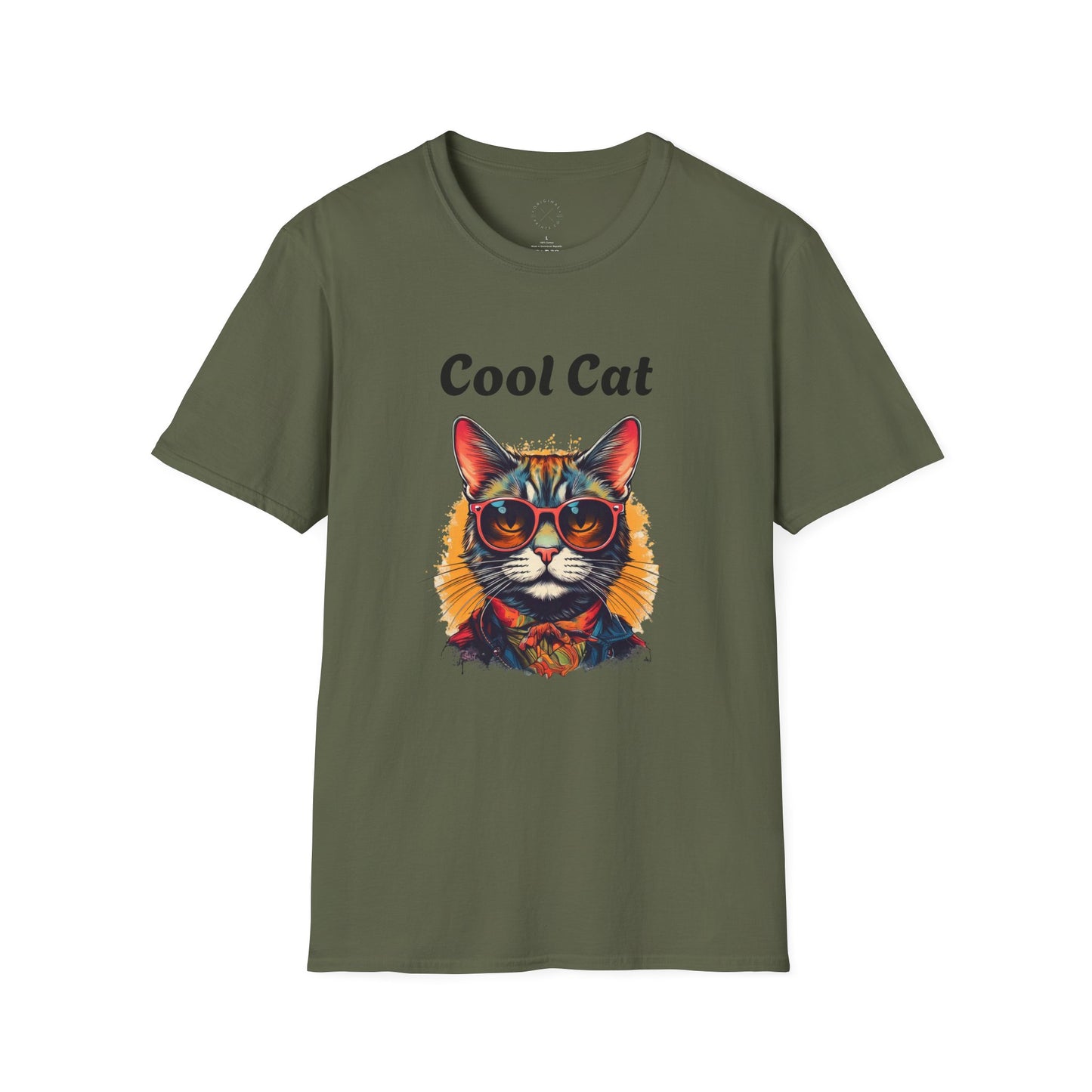 Cool Cat Unisex Softstyle T-Shirt