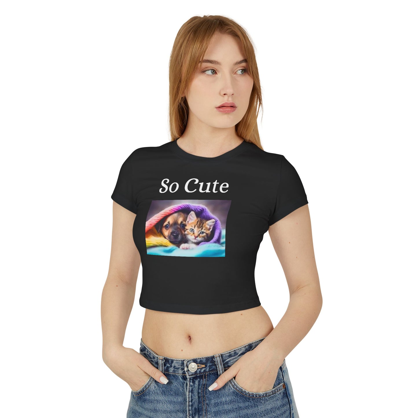 So Cute, Women's Baby Tee