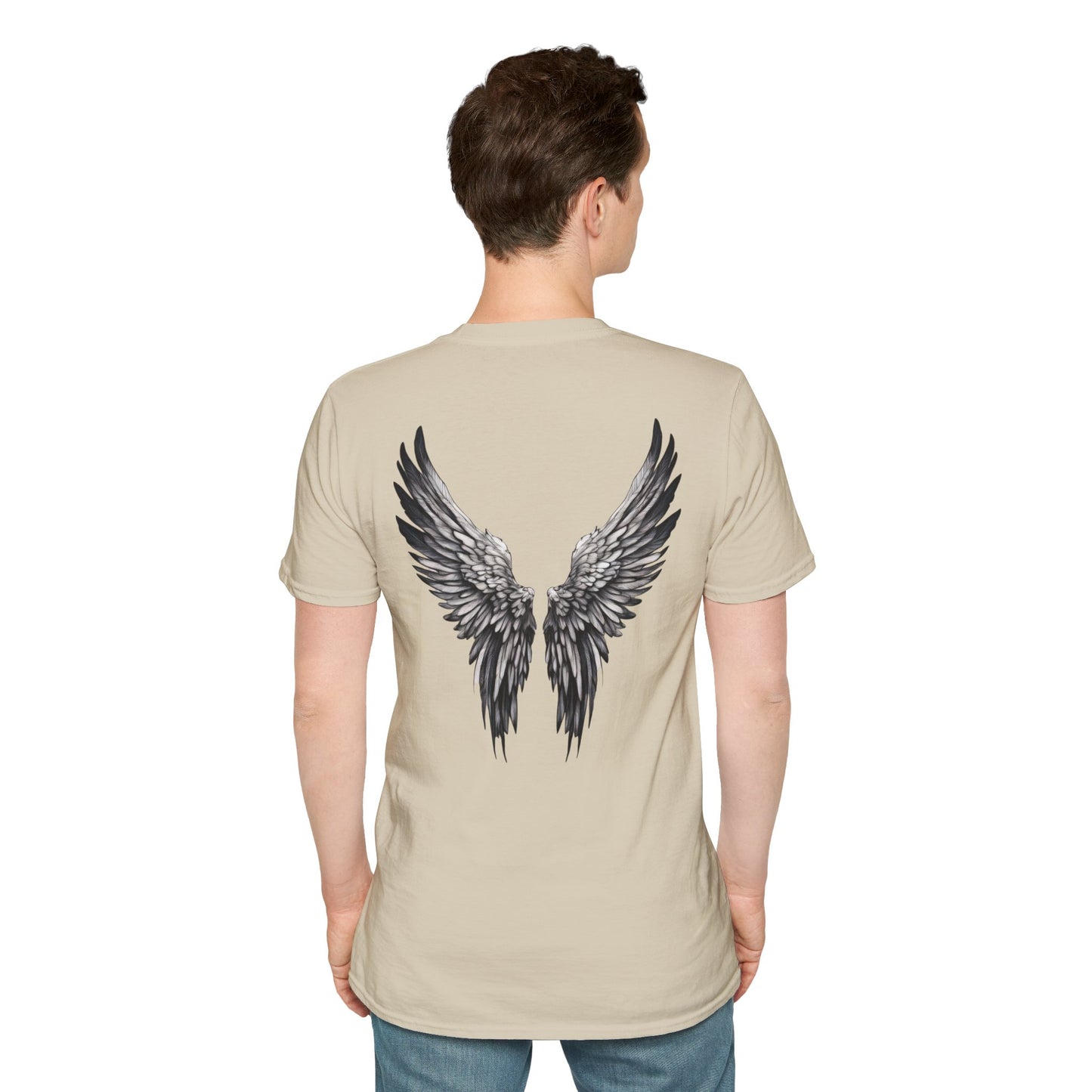 T-Shirt - Unisex Softstyle, Angel with Wings