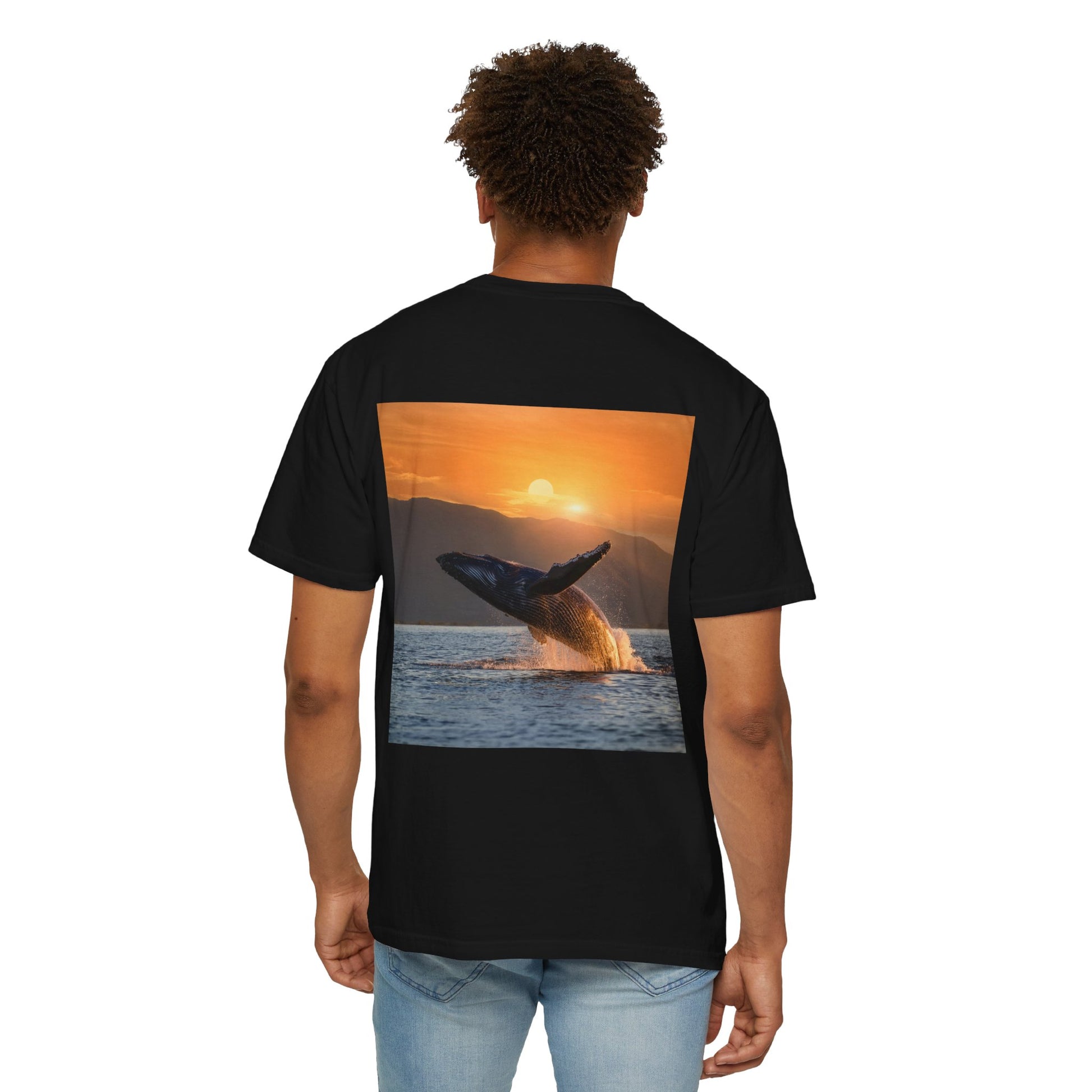 Lovin Life, Whale Print, Unisex T-shirt - Original Prints Co