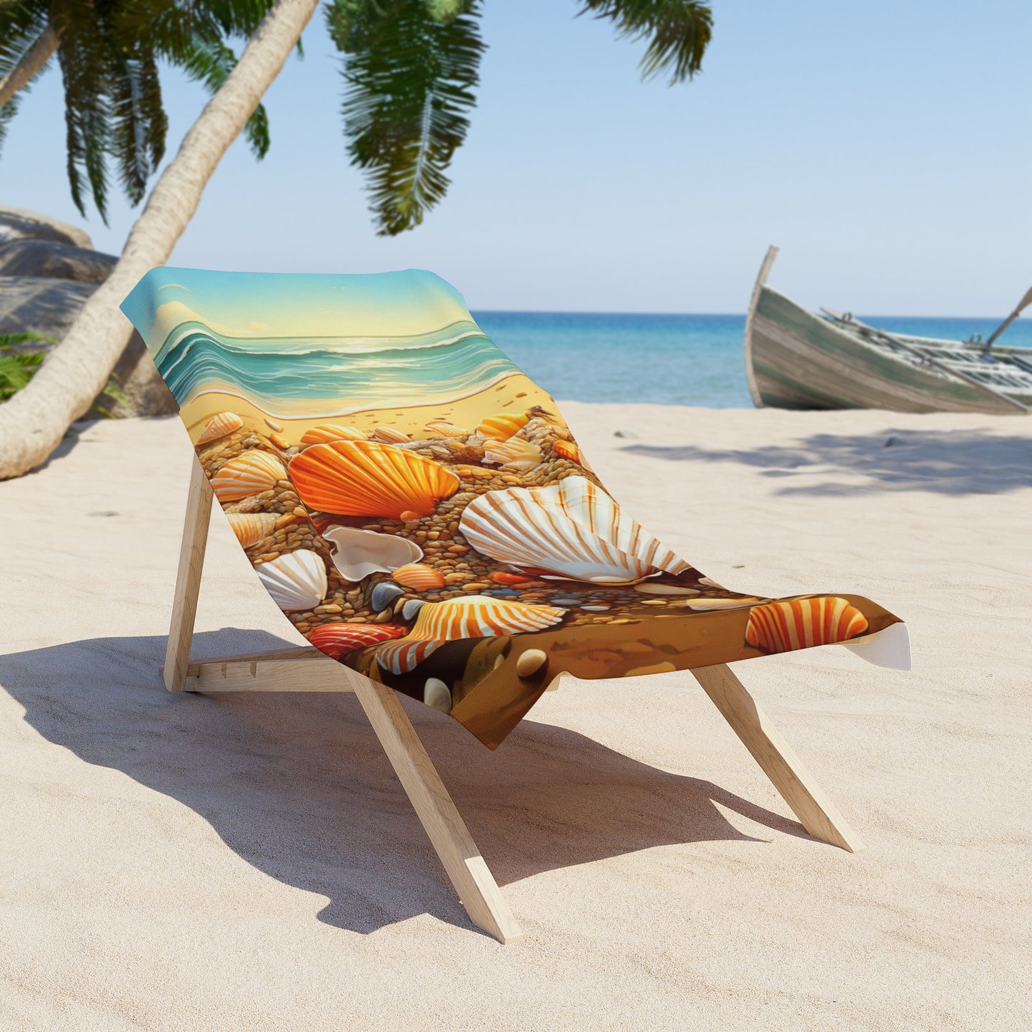 Shells on the Beach, Beach Towel