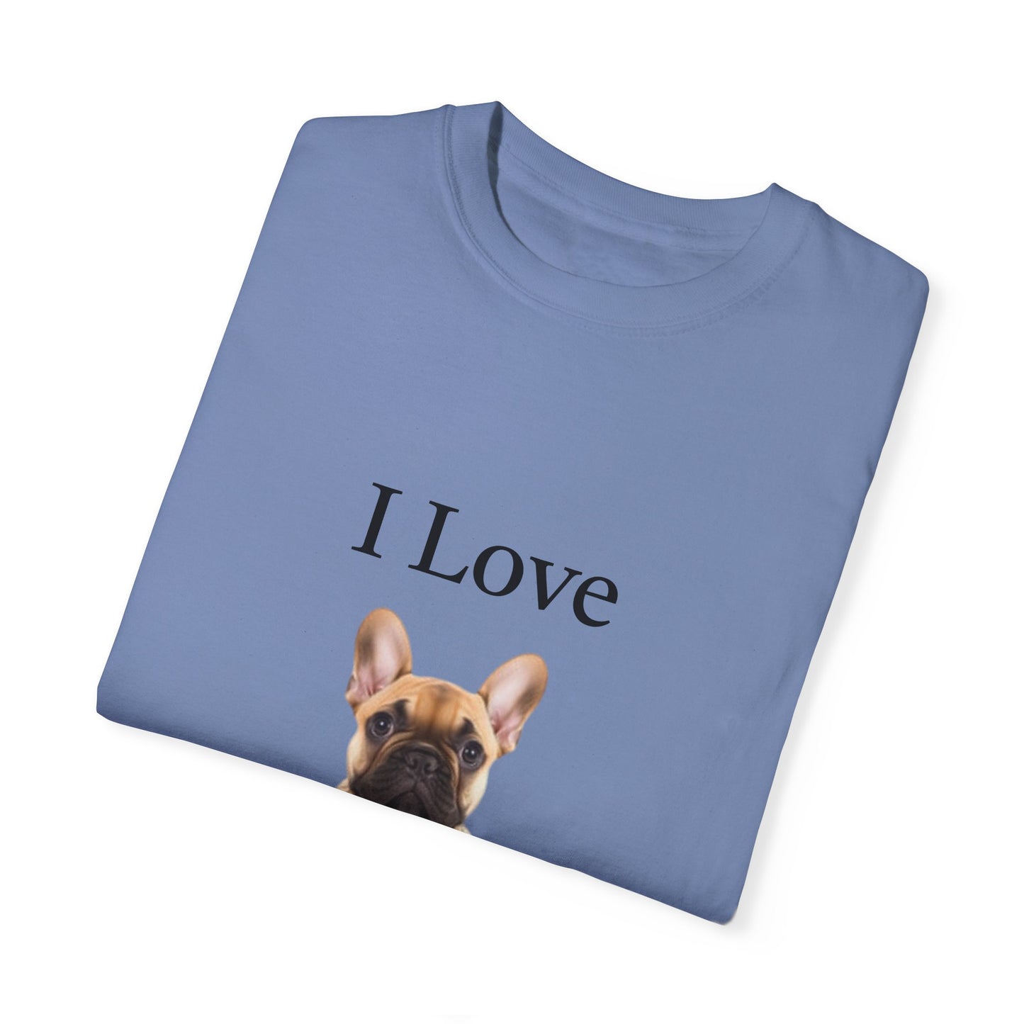 I Love, French BullDogs Unisex T-shirt