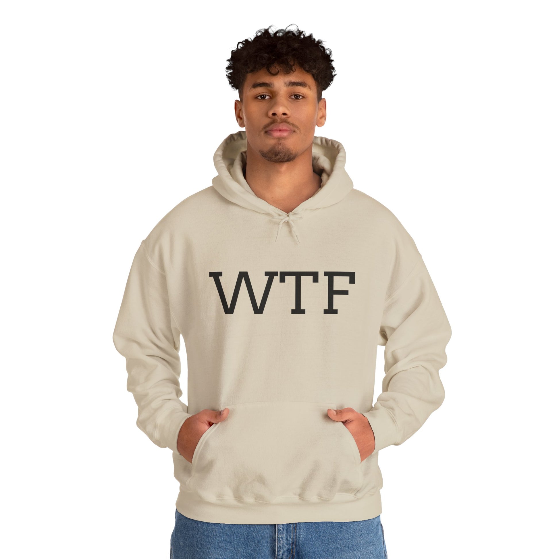 WTF, Unisex Heavy Blend™ Hooded Sweatshirt - Original Prints Co
