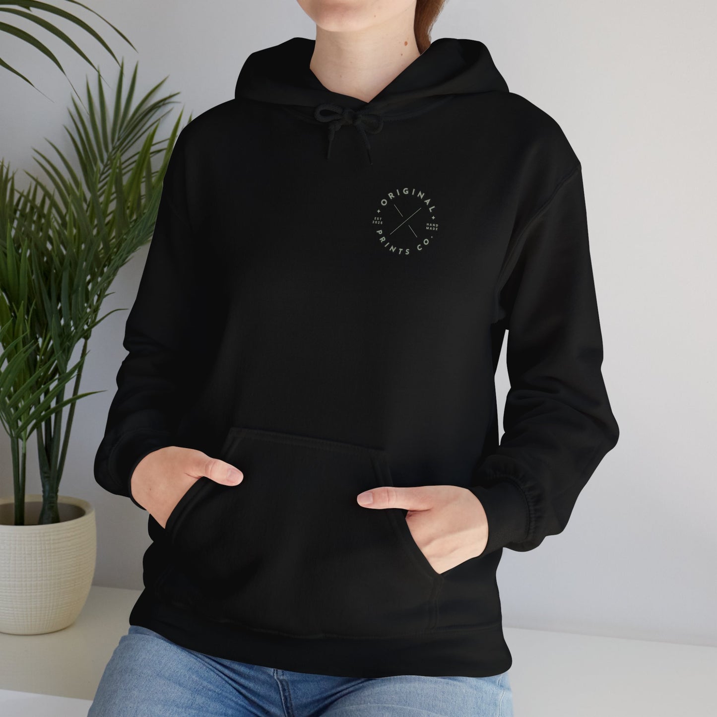 Original Prints Co Logo, Unisex Heavy Blend™ Hooded Sweatshirt