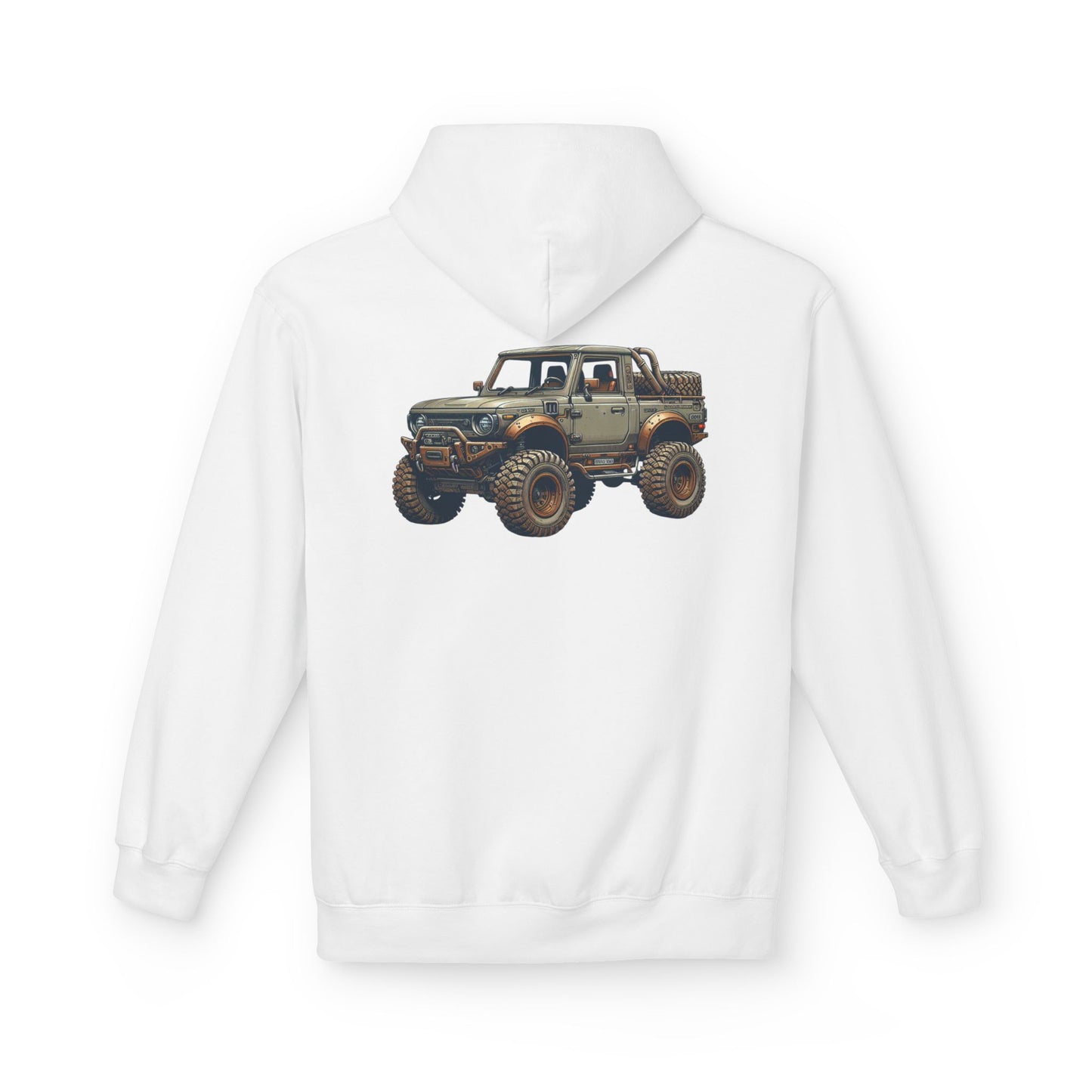 Mud Slinging Unisex Midweight Fleece Hoodie - Perfect for Off-Road Enthusiasts