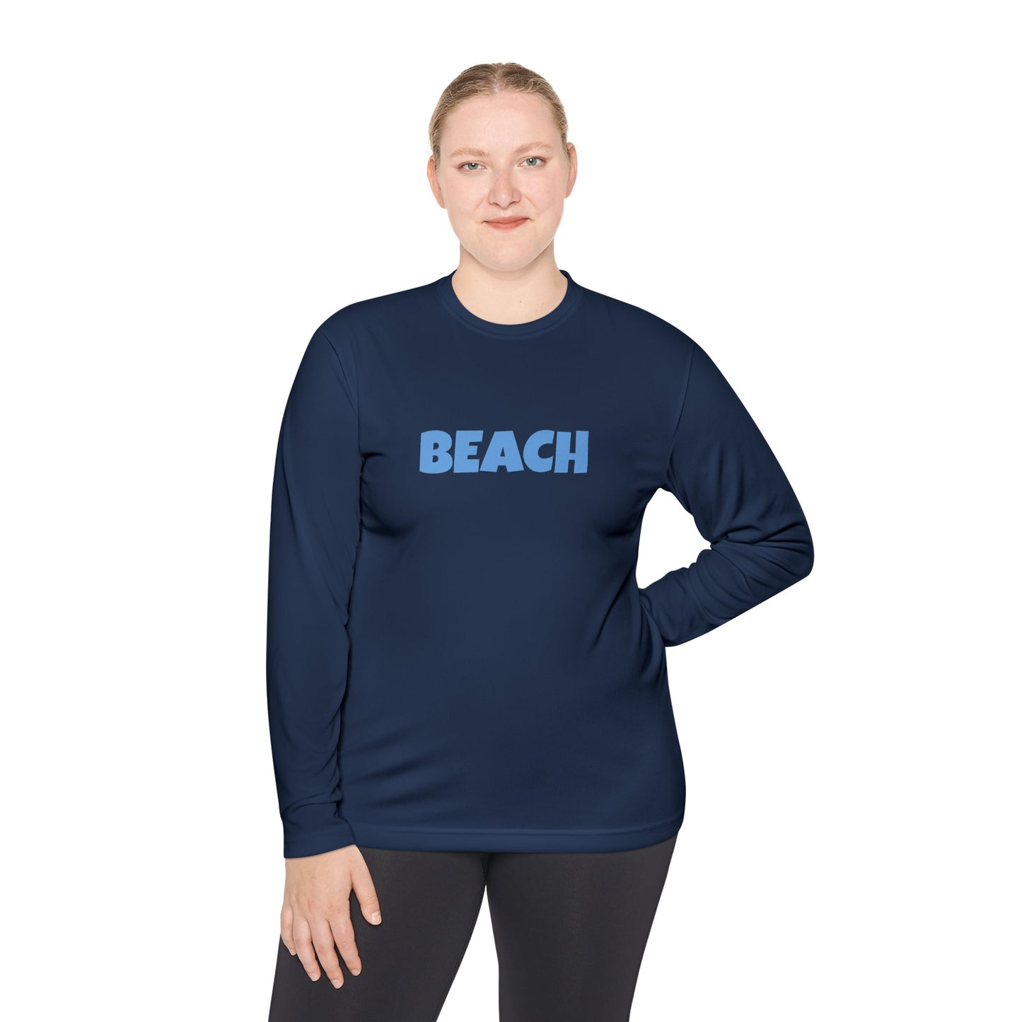 Beach Vibes Long Sleeve Tee - Unisex Lightweight Top for Casual Outings, Beach Days, Summer Celebration, Gift for Beach Lovers, [...]