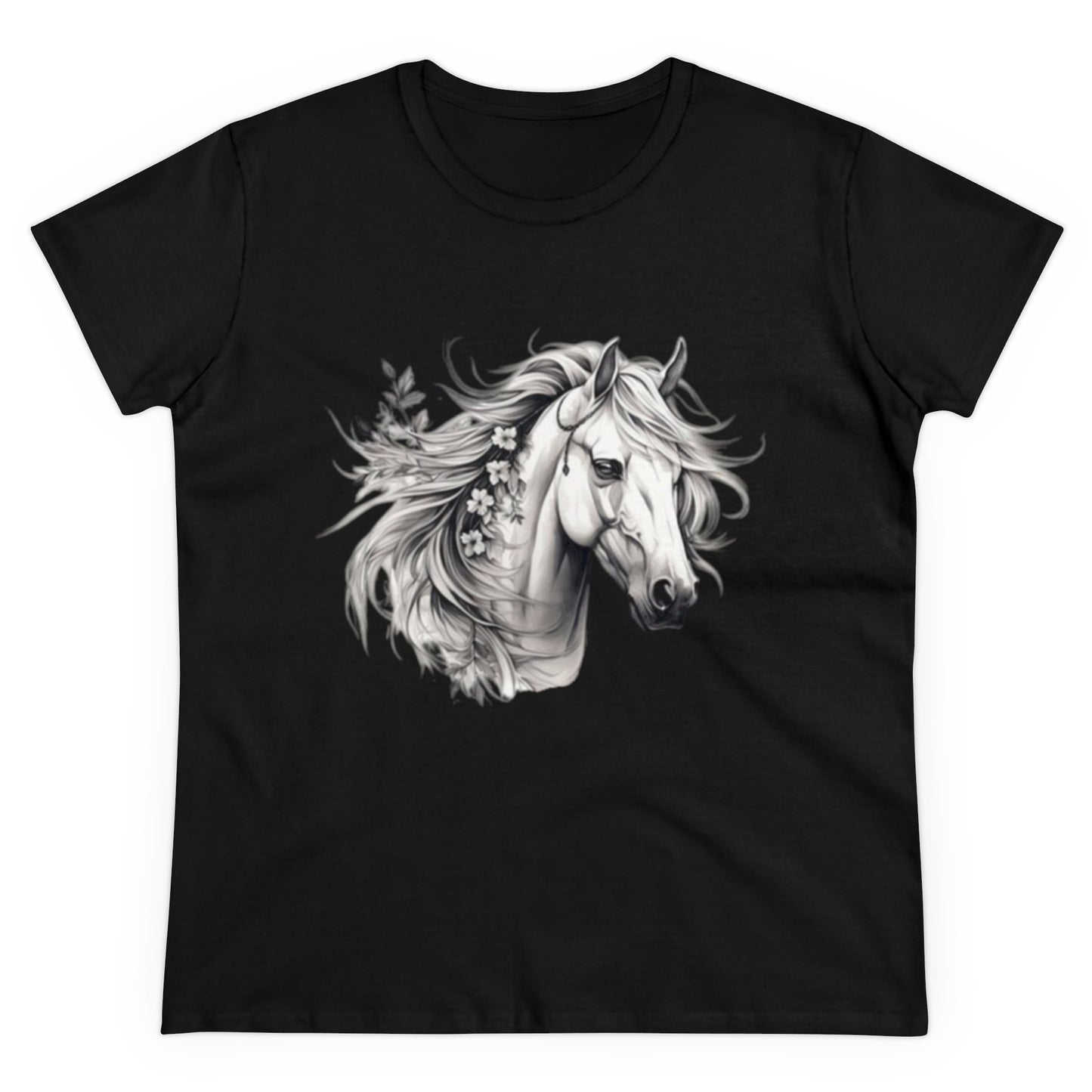 Horse Head, Women's Cotton Tee