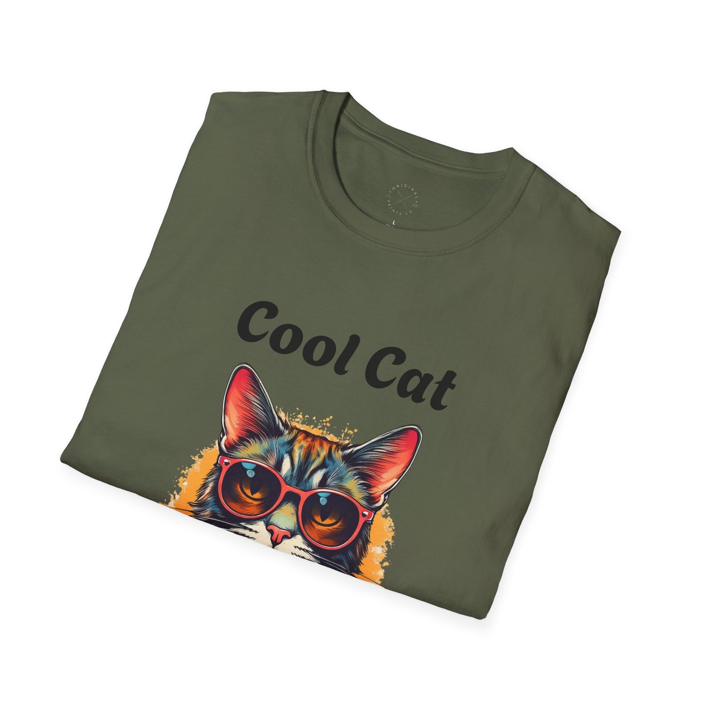 Cool Cat Unisex Softstyle T-Shirt