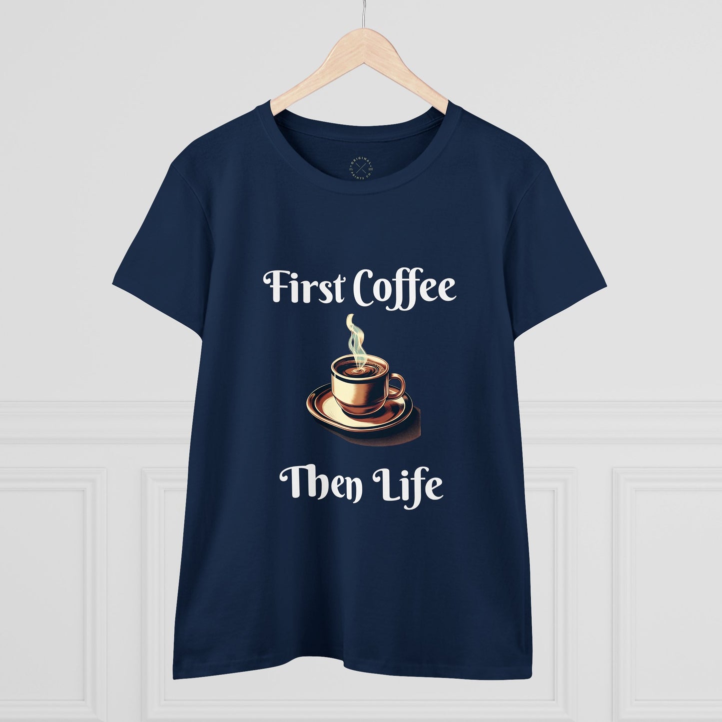 Women's Cotton Tee, Coffee