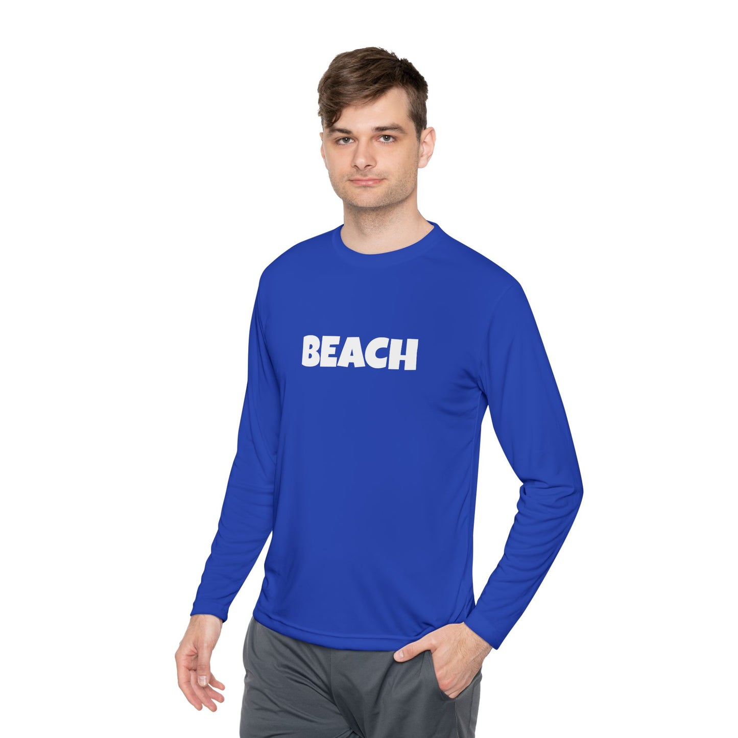 Beach Vibes Long Sleeve Tee - Unisex Lightweight Top for Casual Outings, Beach Days, Summer Celebration, Gift for Beach Lovers, [...]