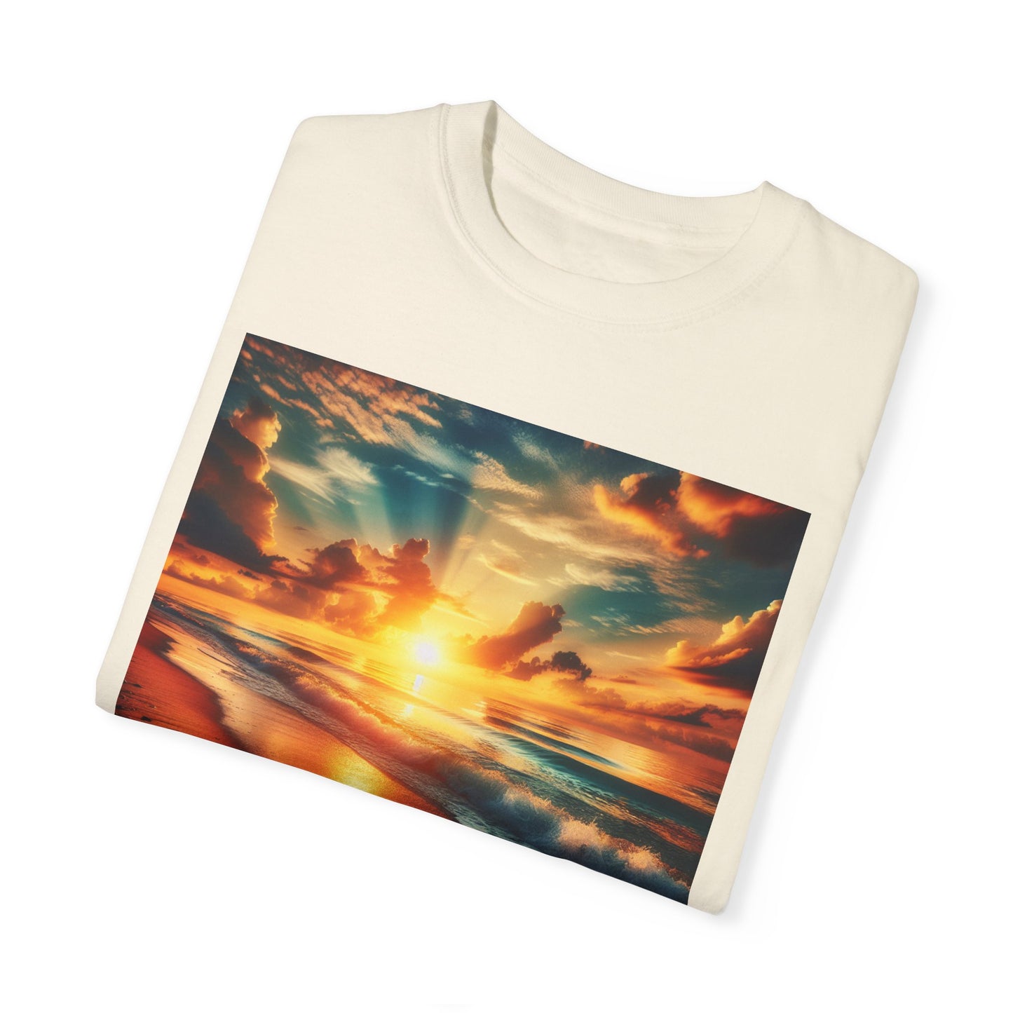 Sunrise at the beach, Unisex T-shirt - Original Prints Co