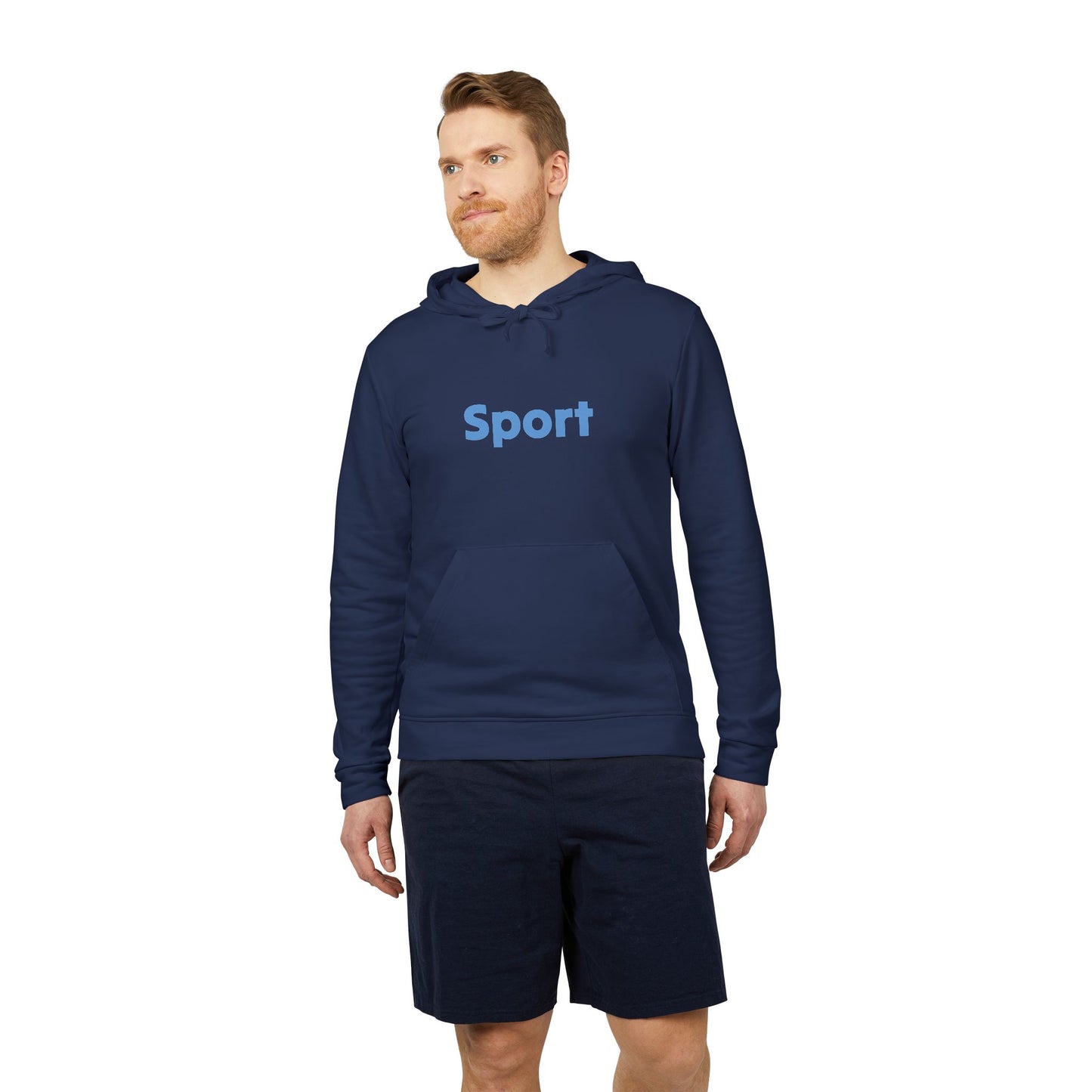 Adidas Unisex Fleece Hoodie - Sport Design for Casual Comfort