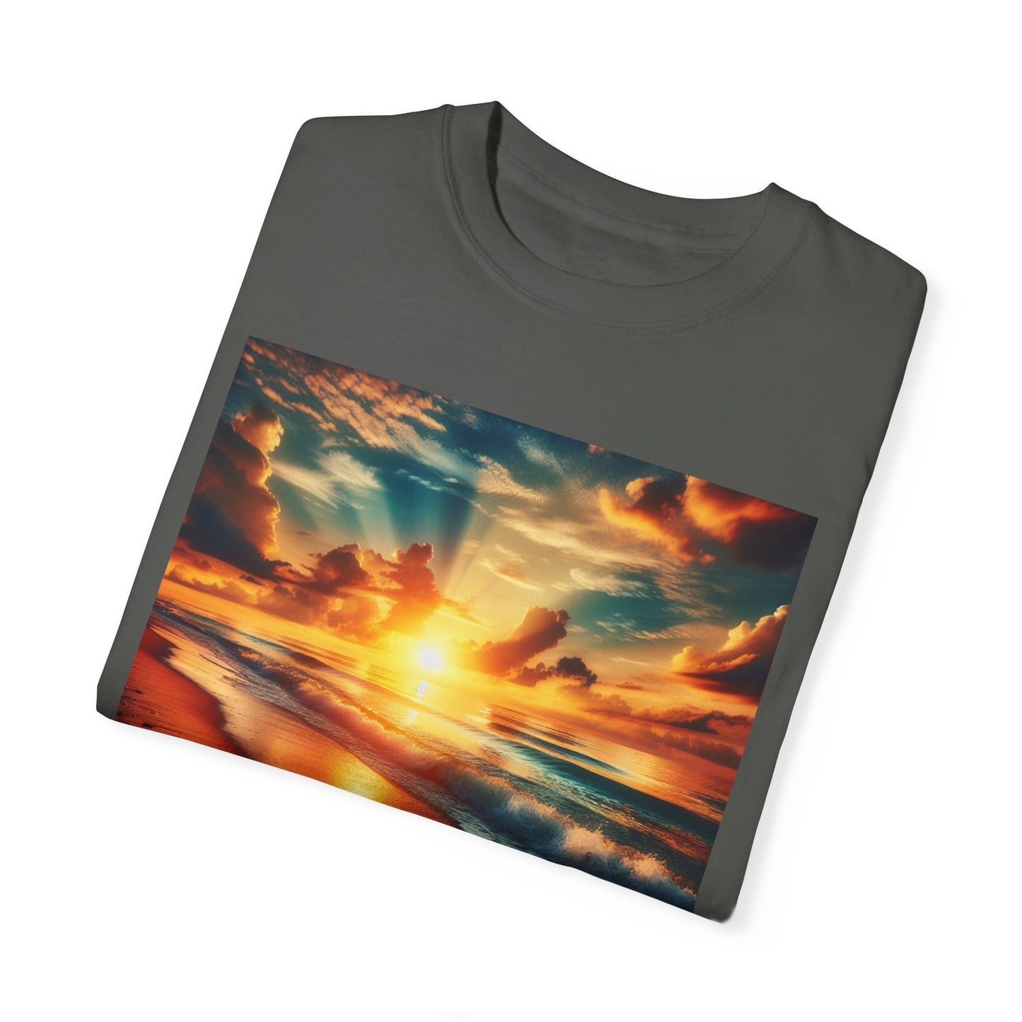 Sunrise at the beach, Unisex T-shirt - Original Prints Co