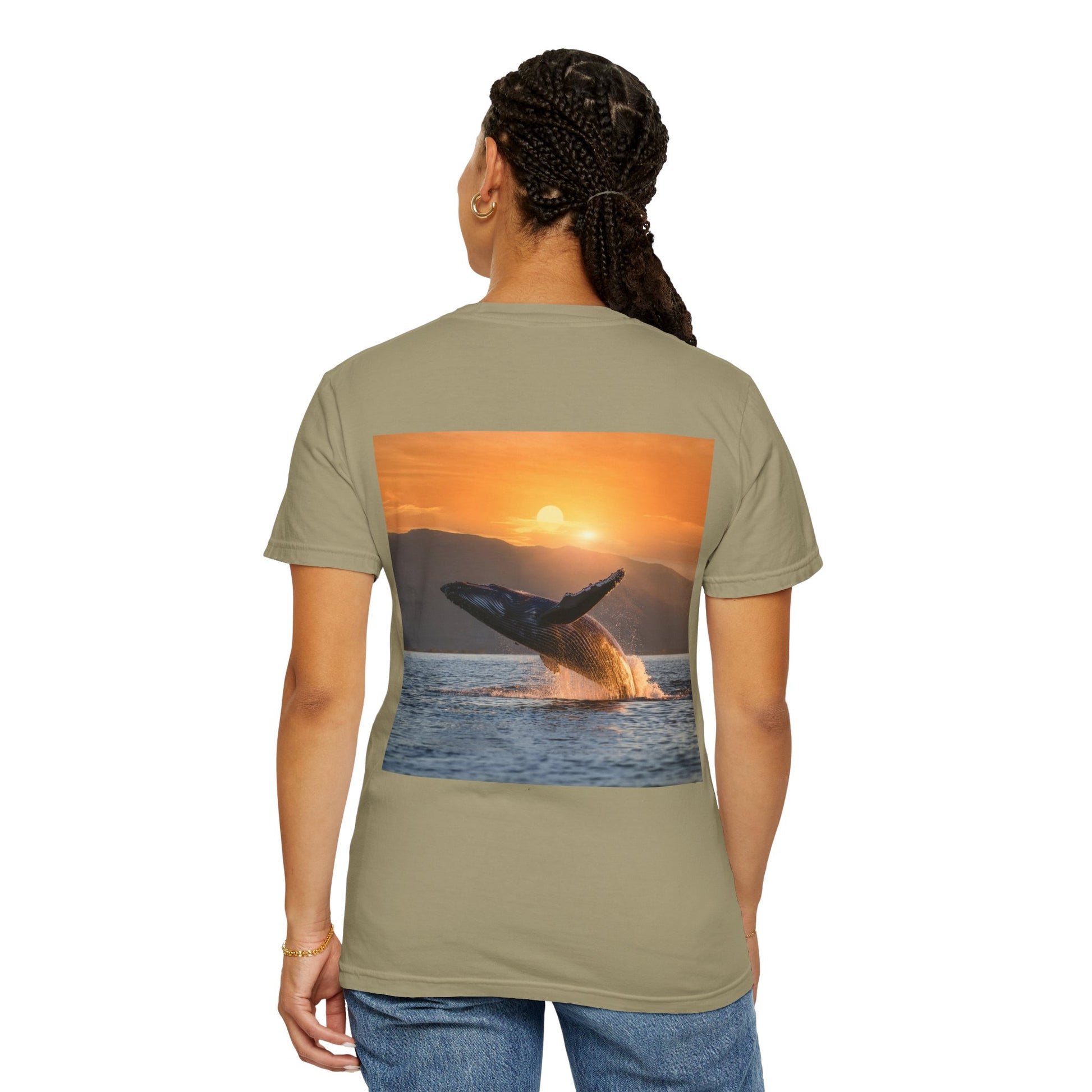 Lovin Life, Whale Print, Unisex T-shirt - Original Prints Co
