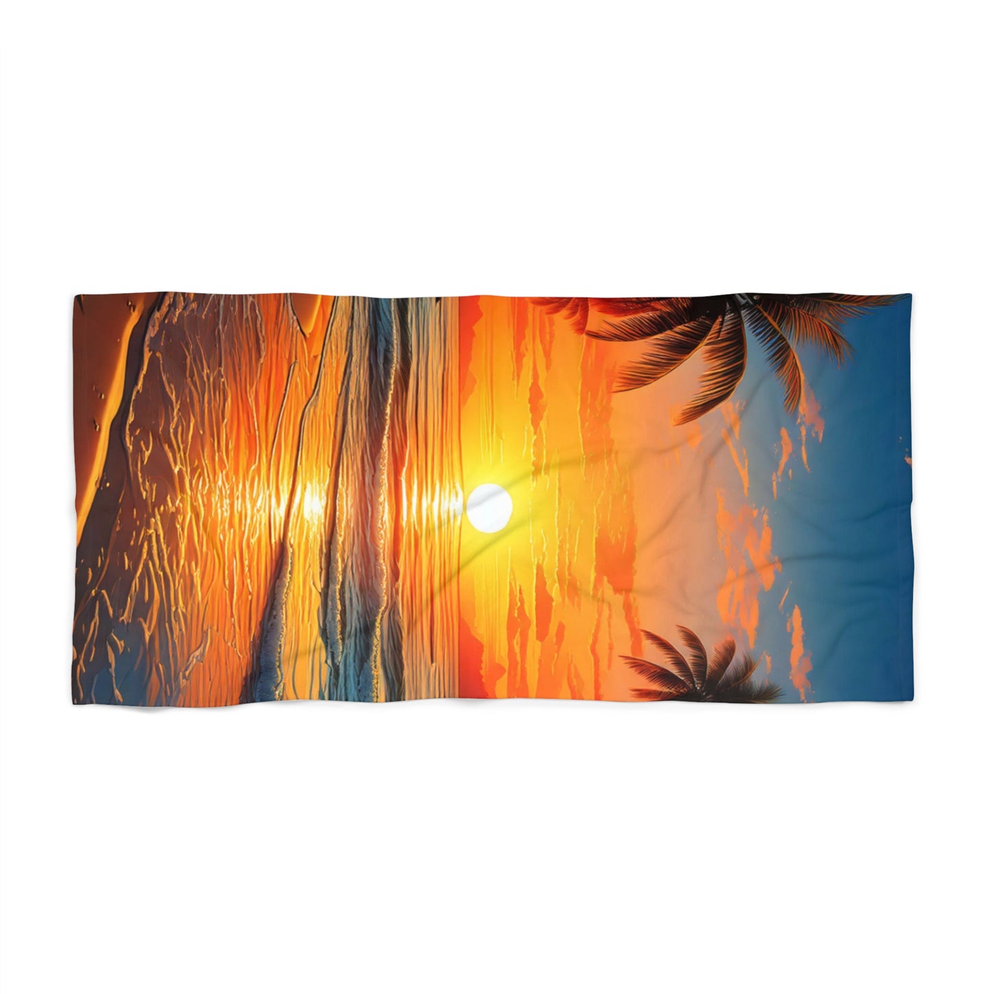 Sunset, Beach Towel