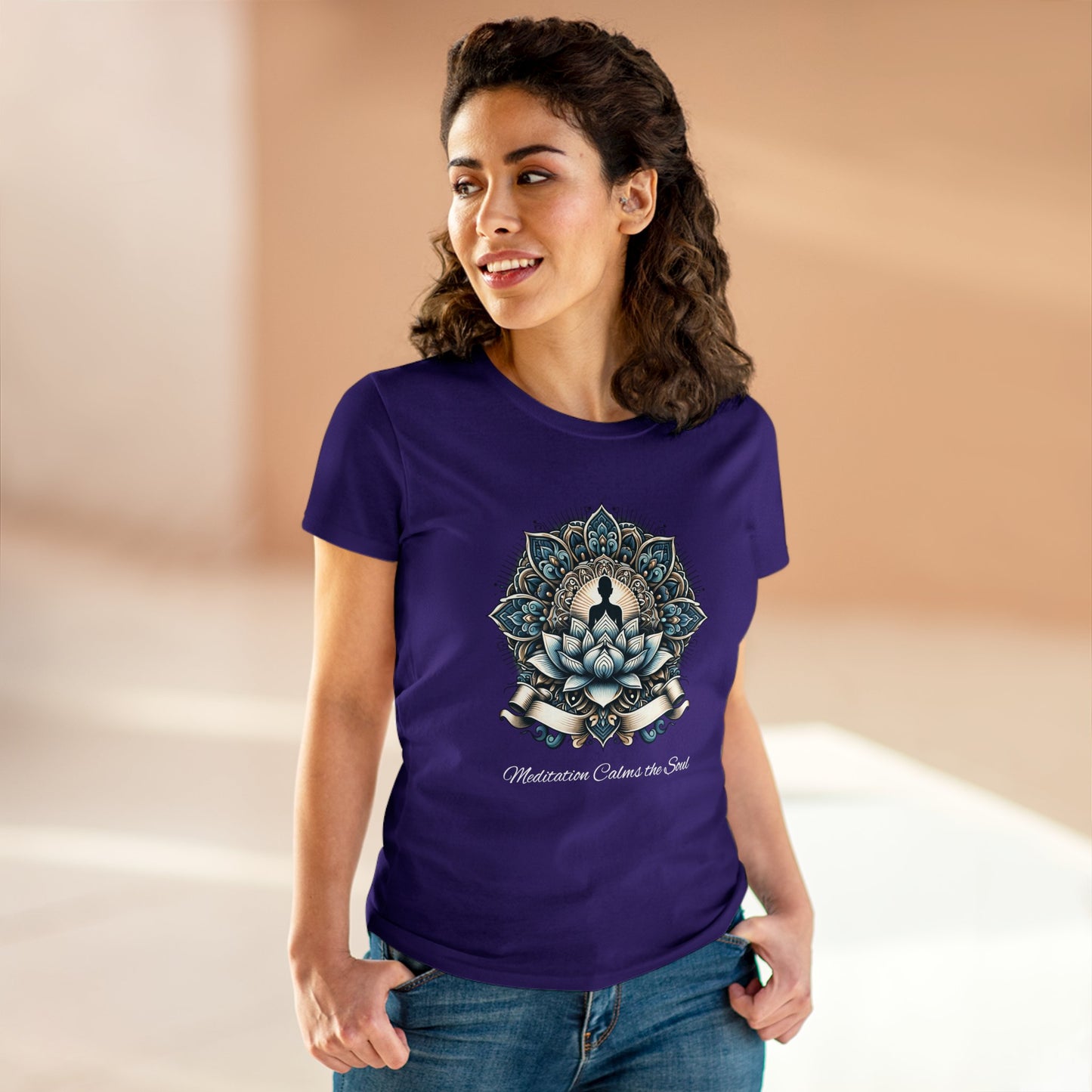 Meditation, Women's Cotton Tee