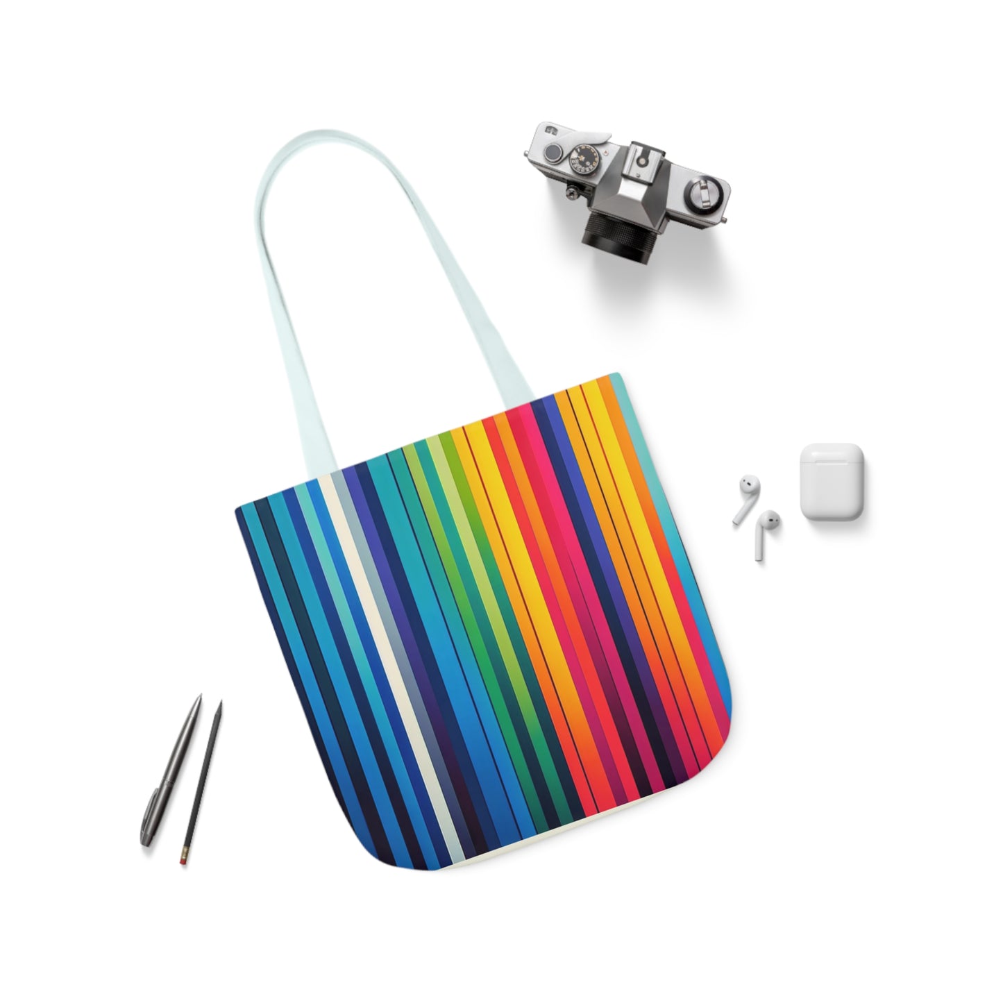 Stripes, Canvas Tote Bag