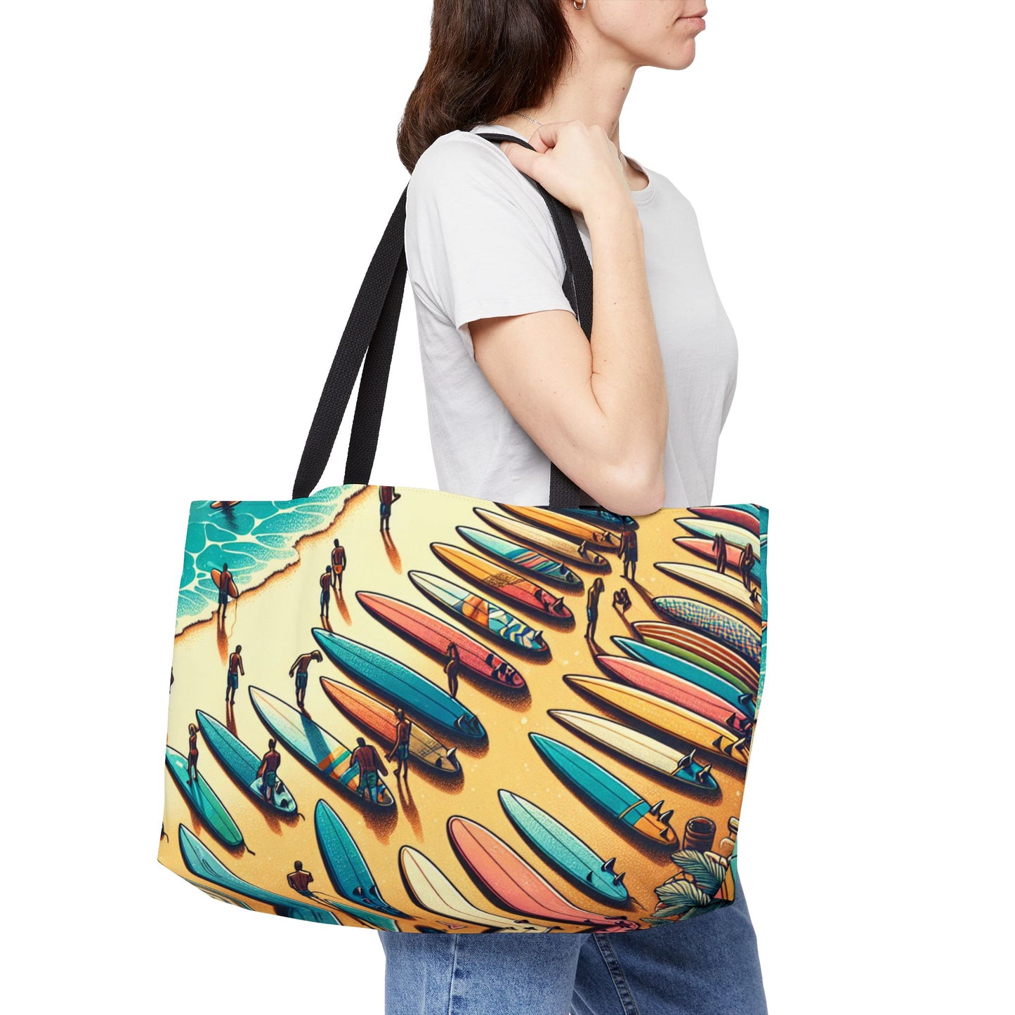 Weekender Tote Bag, Surf Boards