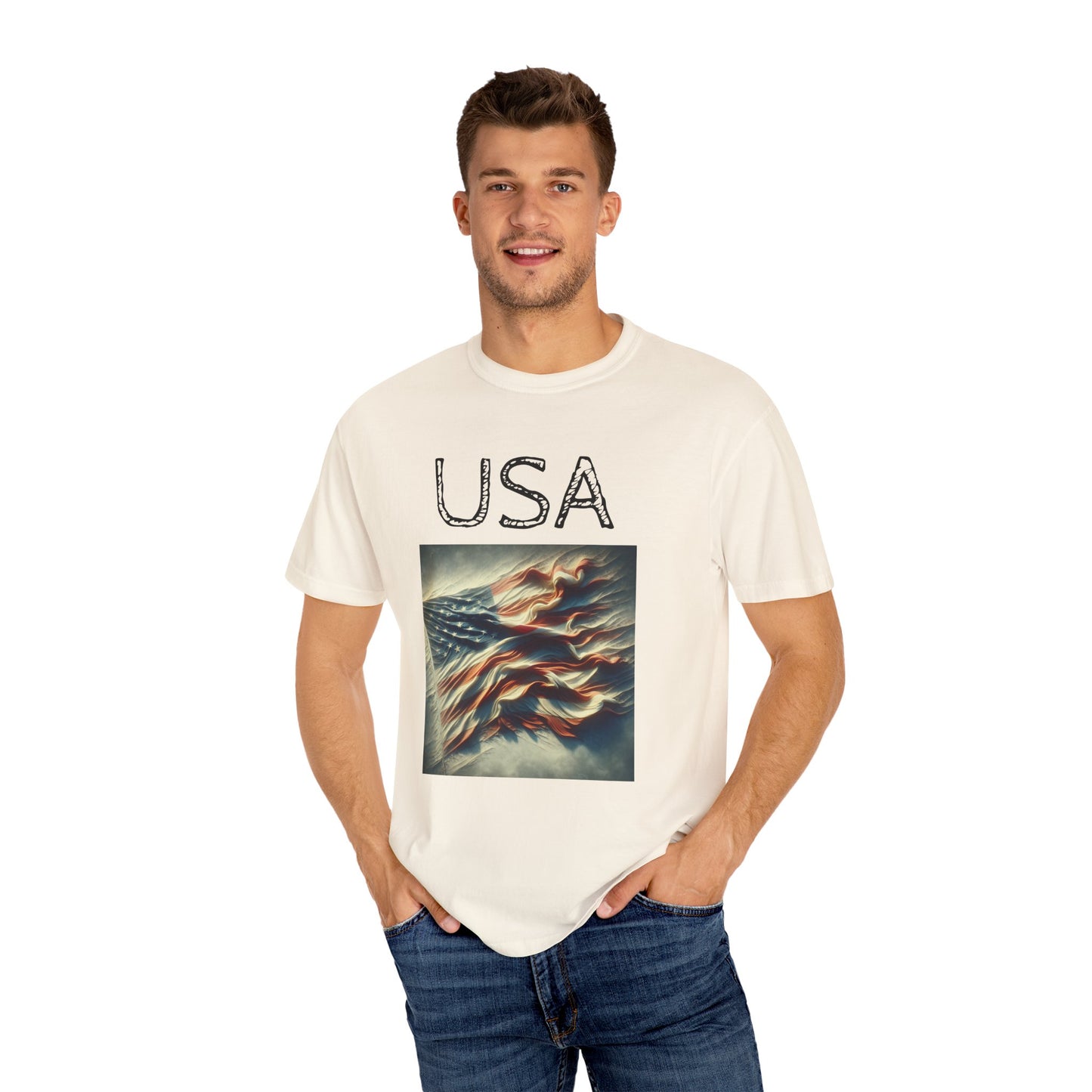 USA Flag, Unisex T-shirt