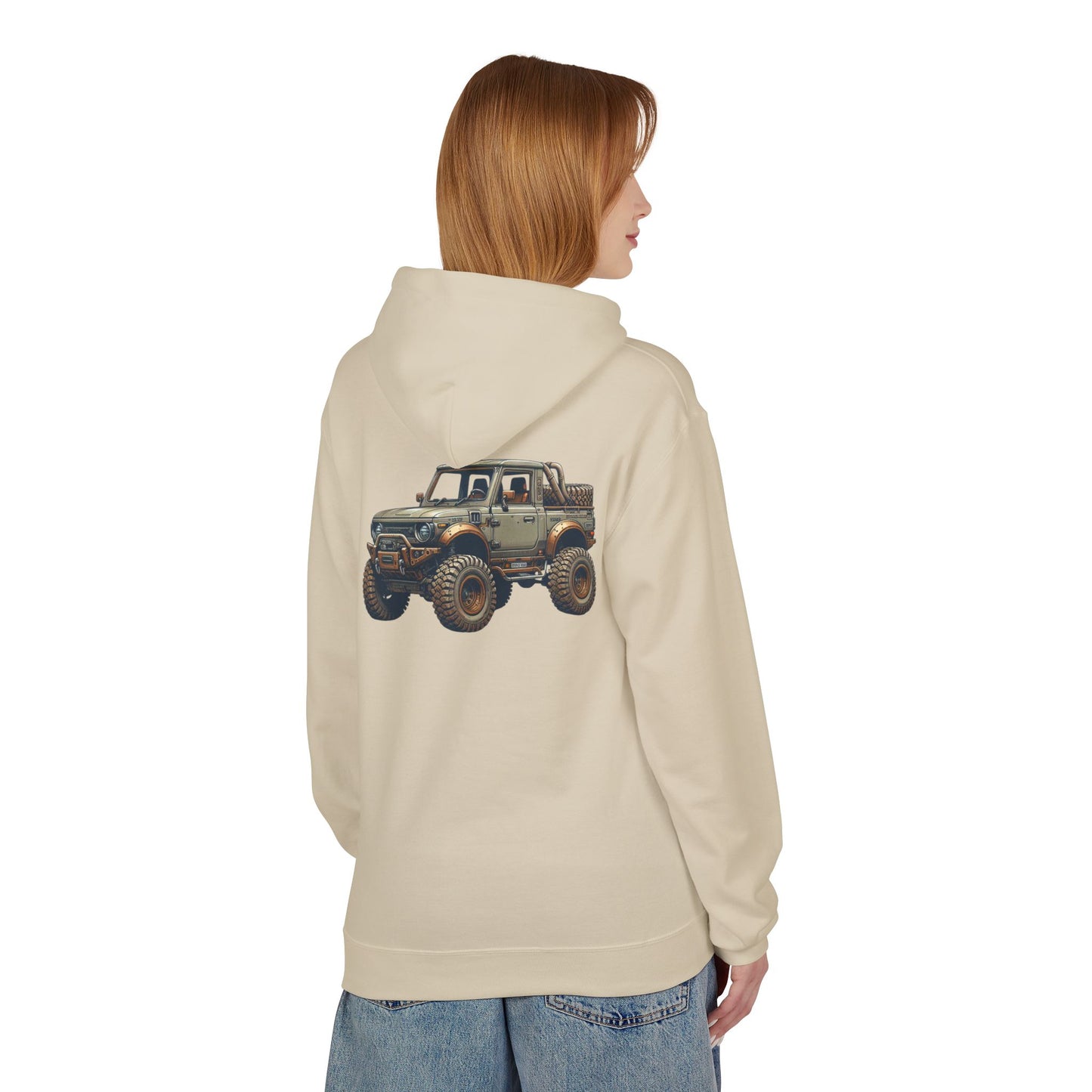 Mud Slinging Unisex Midweight Fleece Hoodie - Perfect for Off-Road Enthusiasts