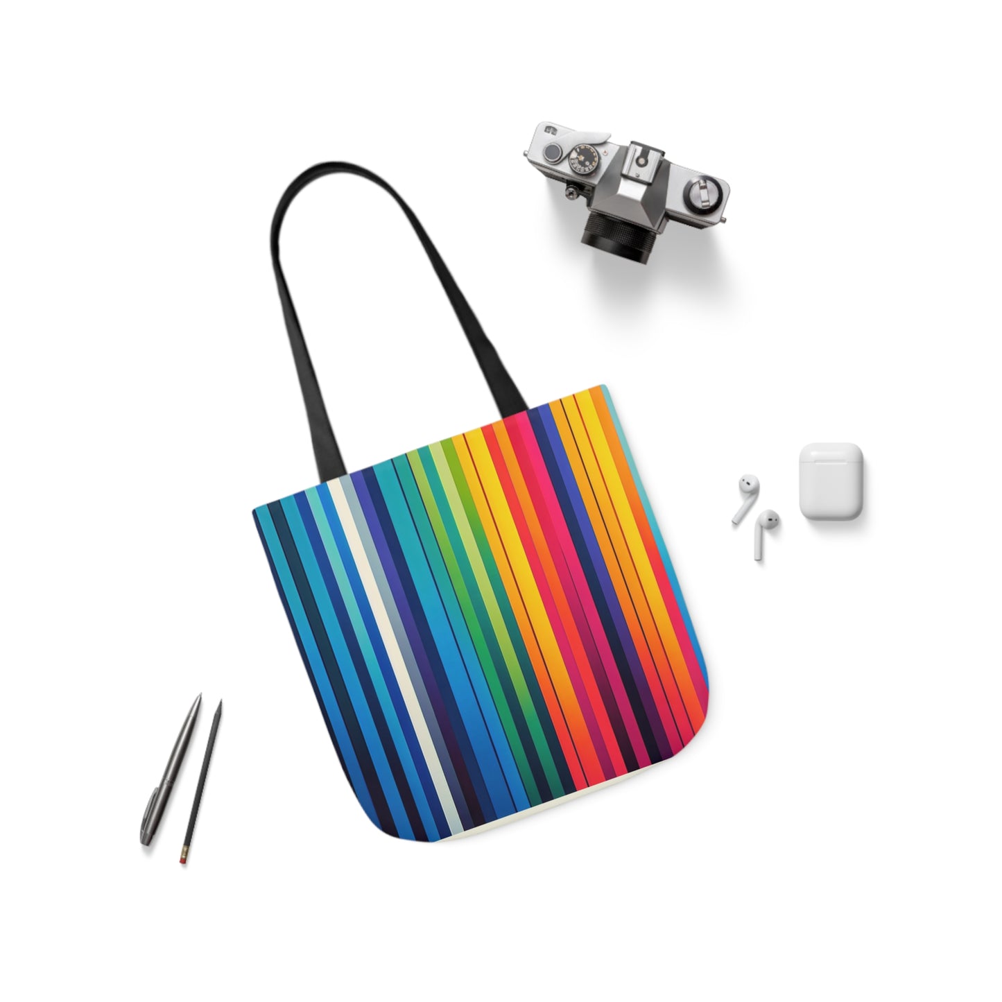 Stripes, Canvas Tote Bag