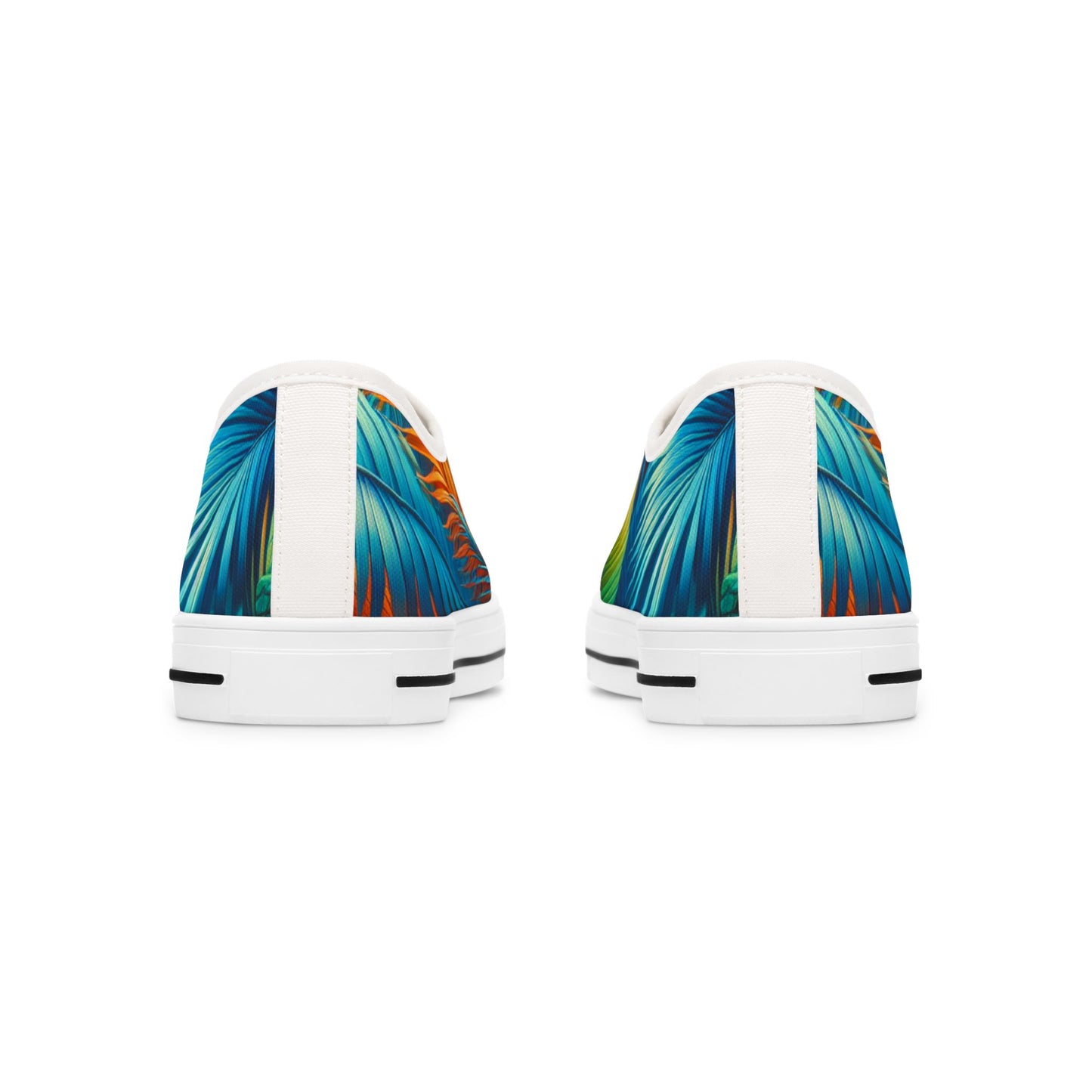 Tropical Leaf - Women's Low Top Sneakers