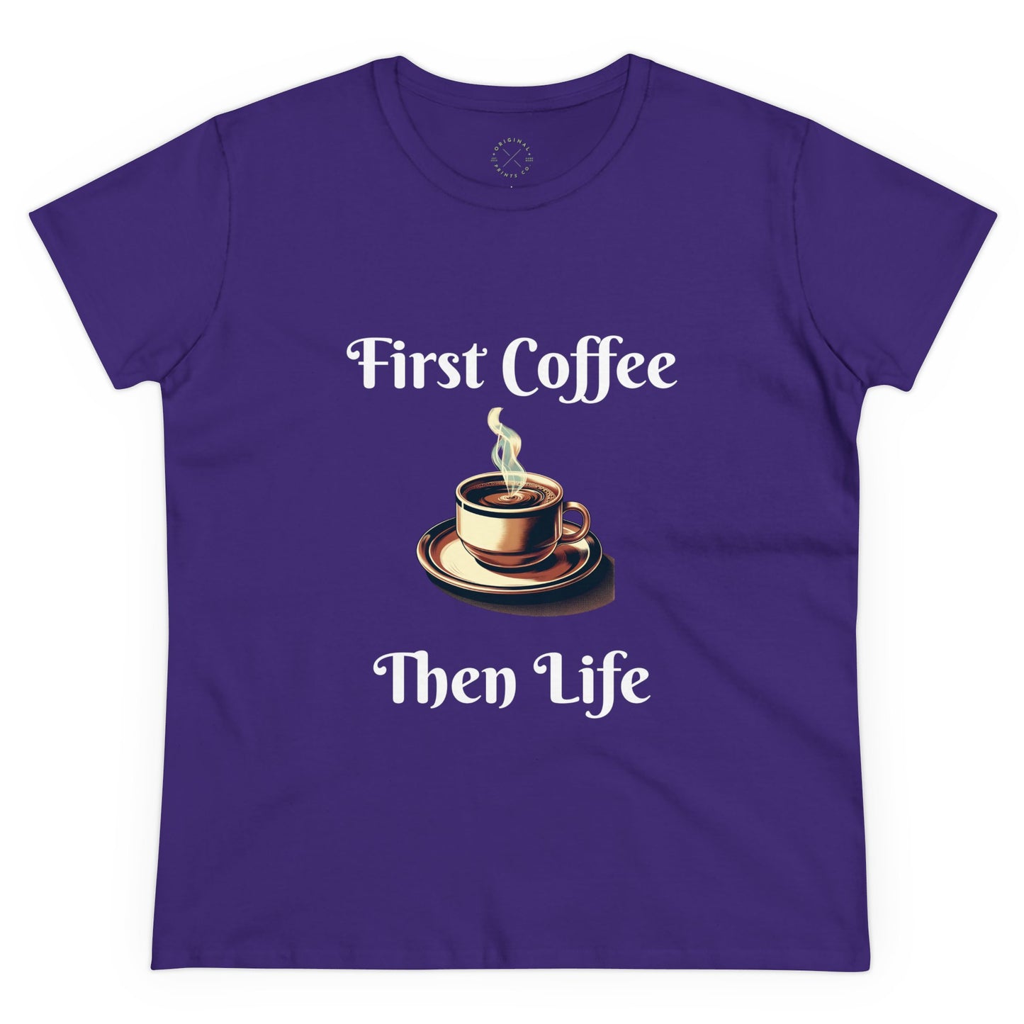 Women's Cotton Tee, Coffee