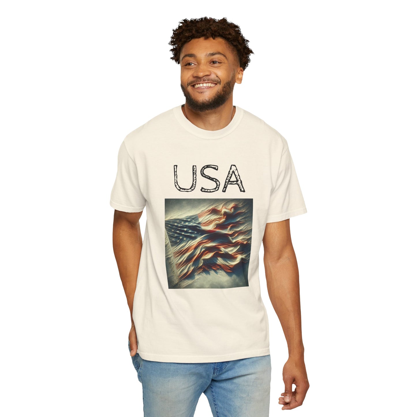 USA Flag, Unisex T-shirt