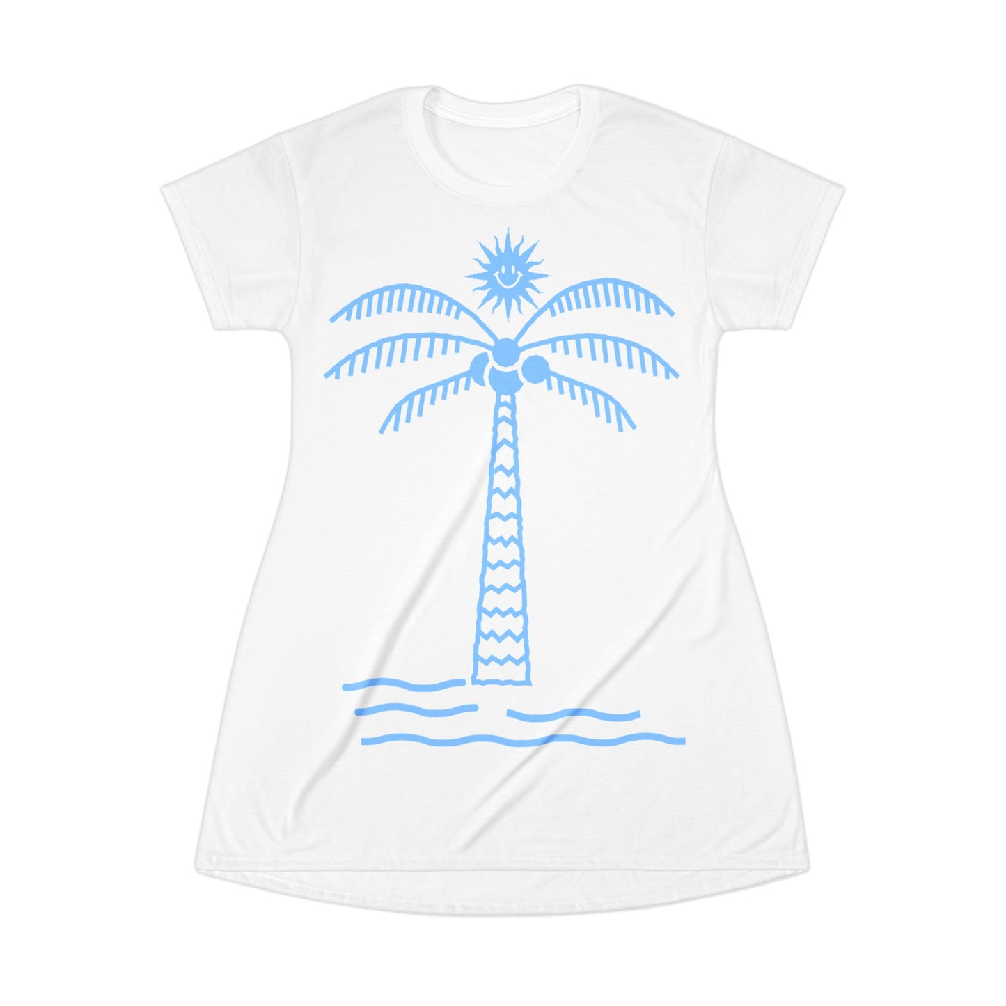 Palm Tree, T-Shirt Dress