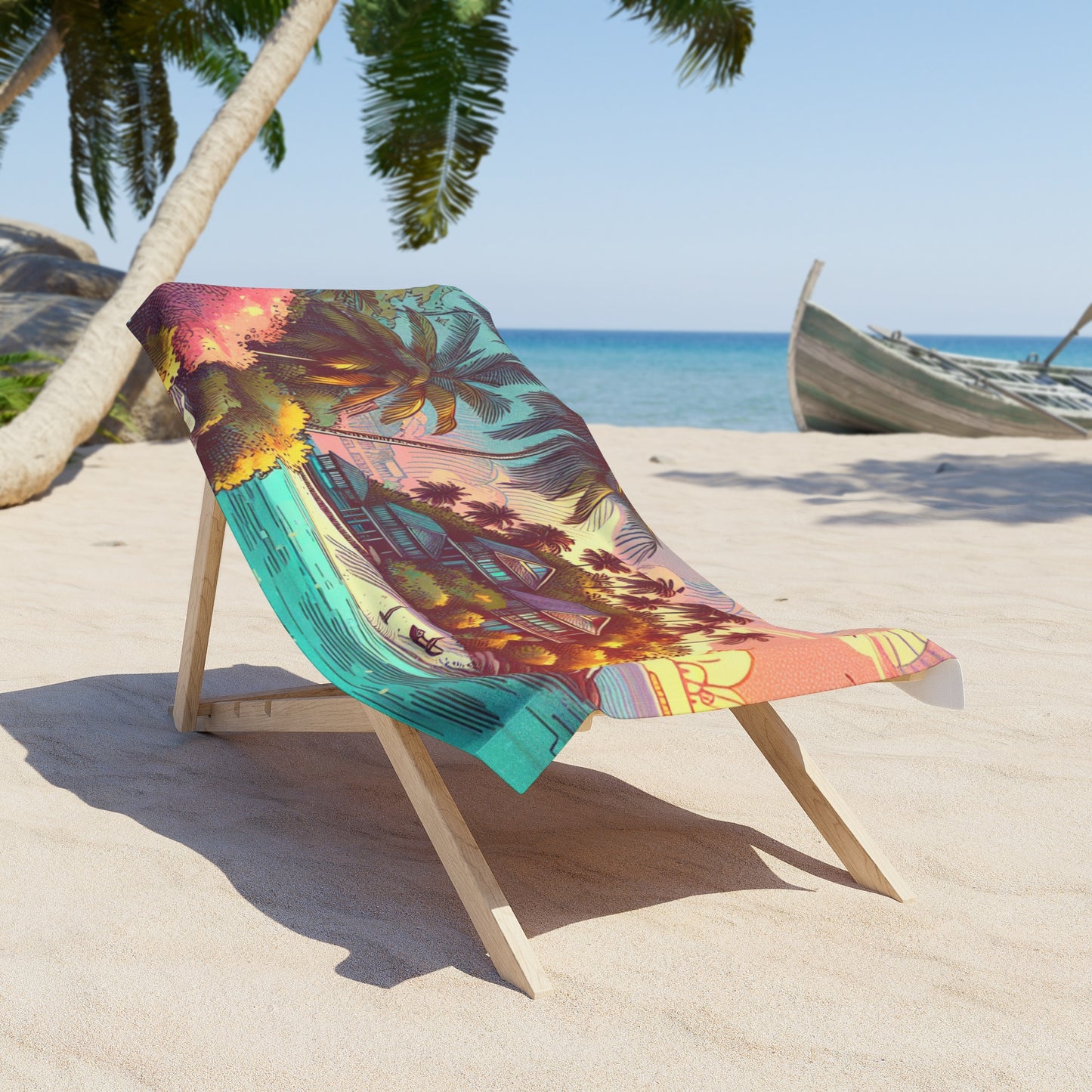 Island Paradise, Beach Towel