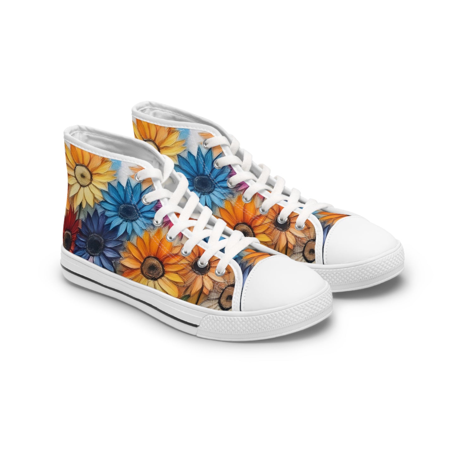 Floral High Top Sneakers for Women