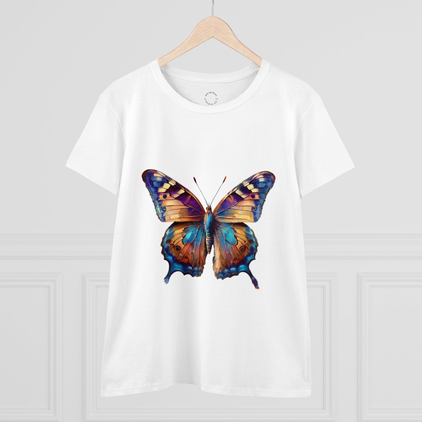 Women's Cotton Tee, Butterflies