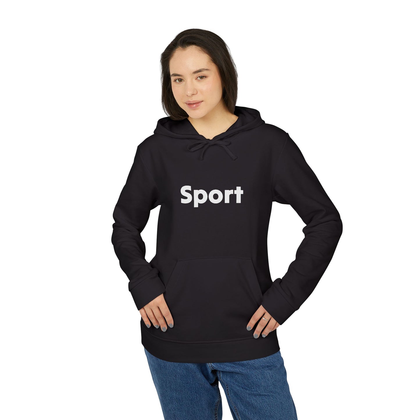 Adidas Unisex Fleece Hoodie - Sport Design for Casual Comfort